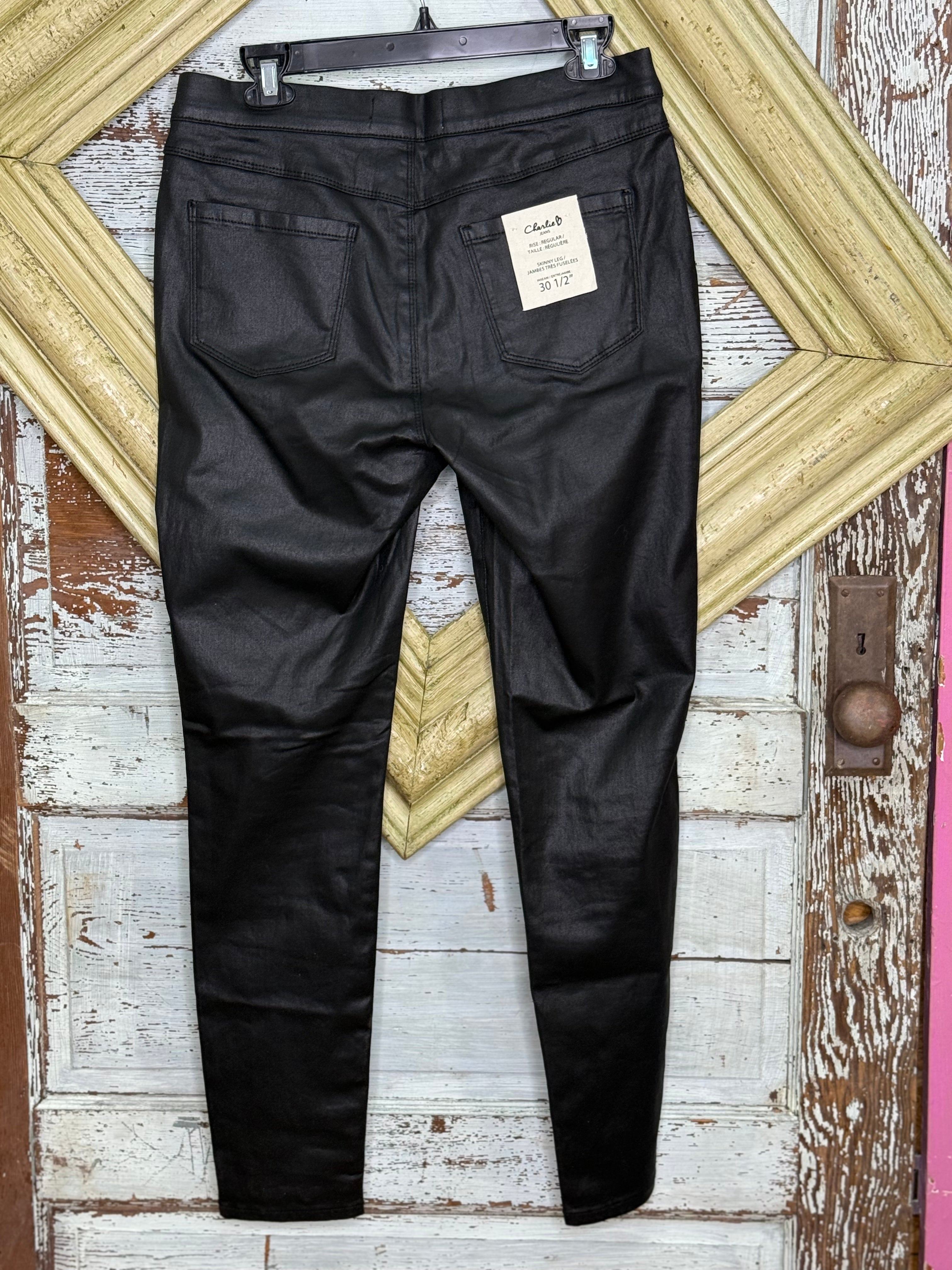Wax Twill skinny pull on pant