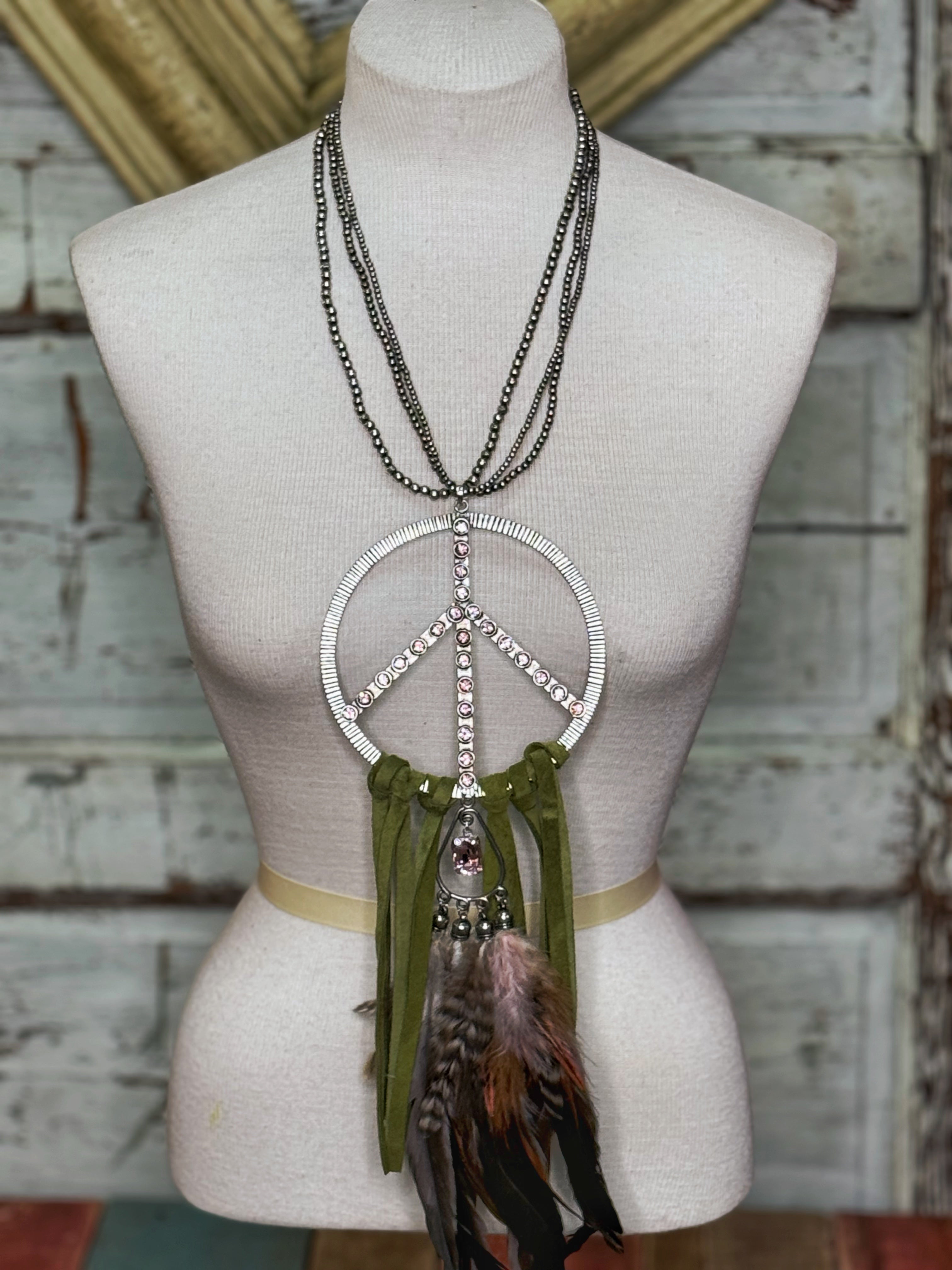 A Rared Bird Stylish Peace Neckless