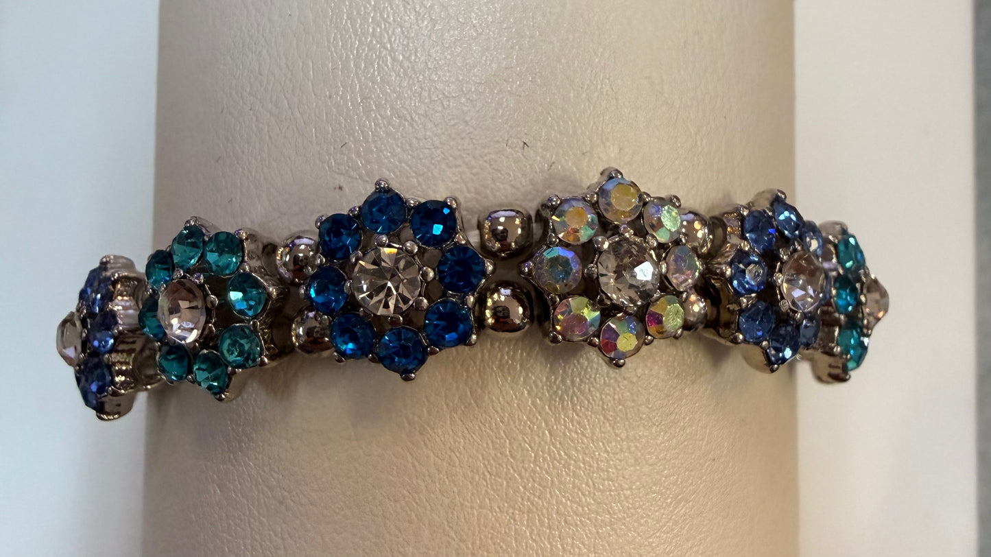 Alice floral crystal stretch bracelet