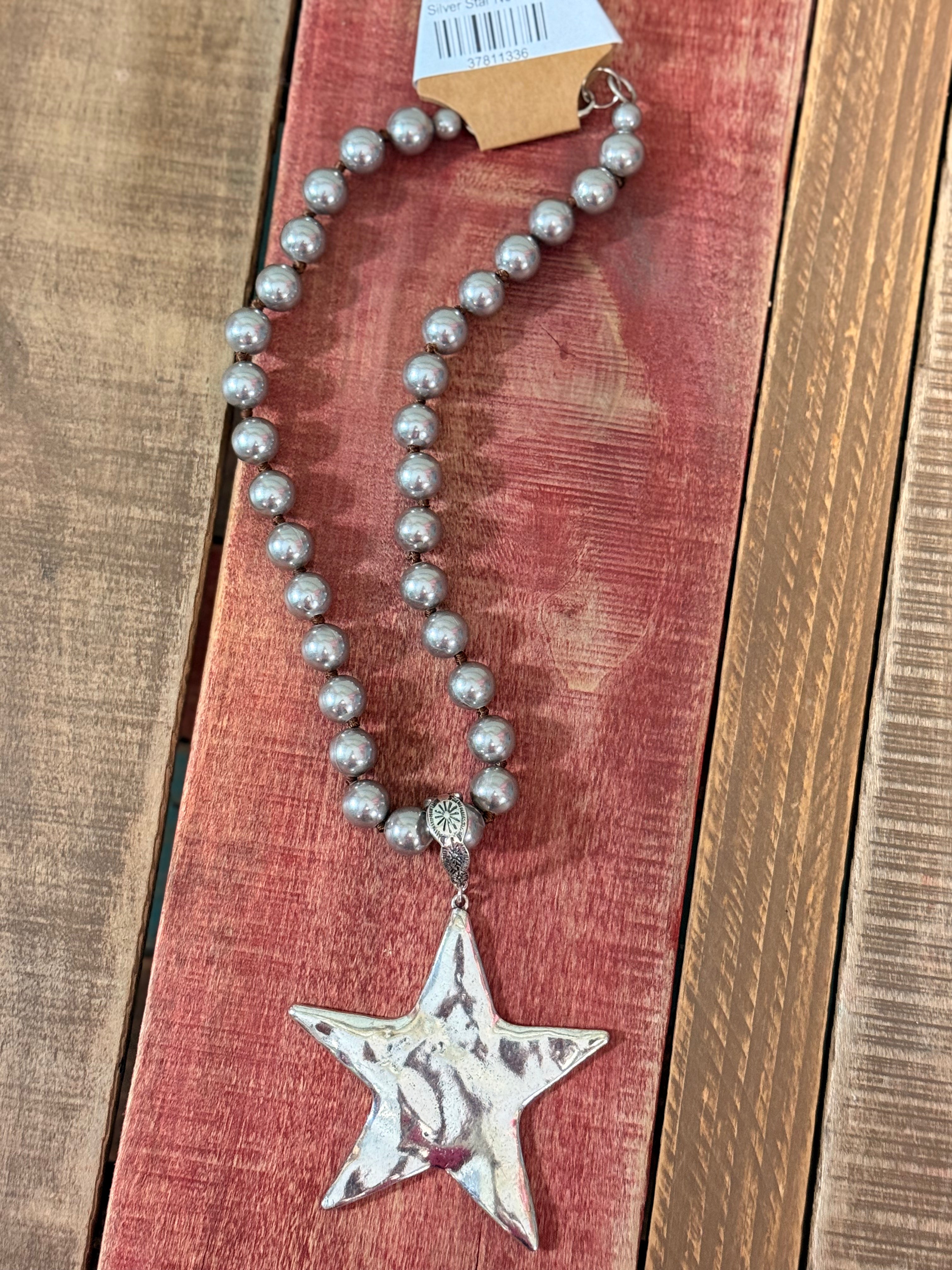 Silver Star Necklace