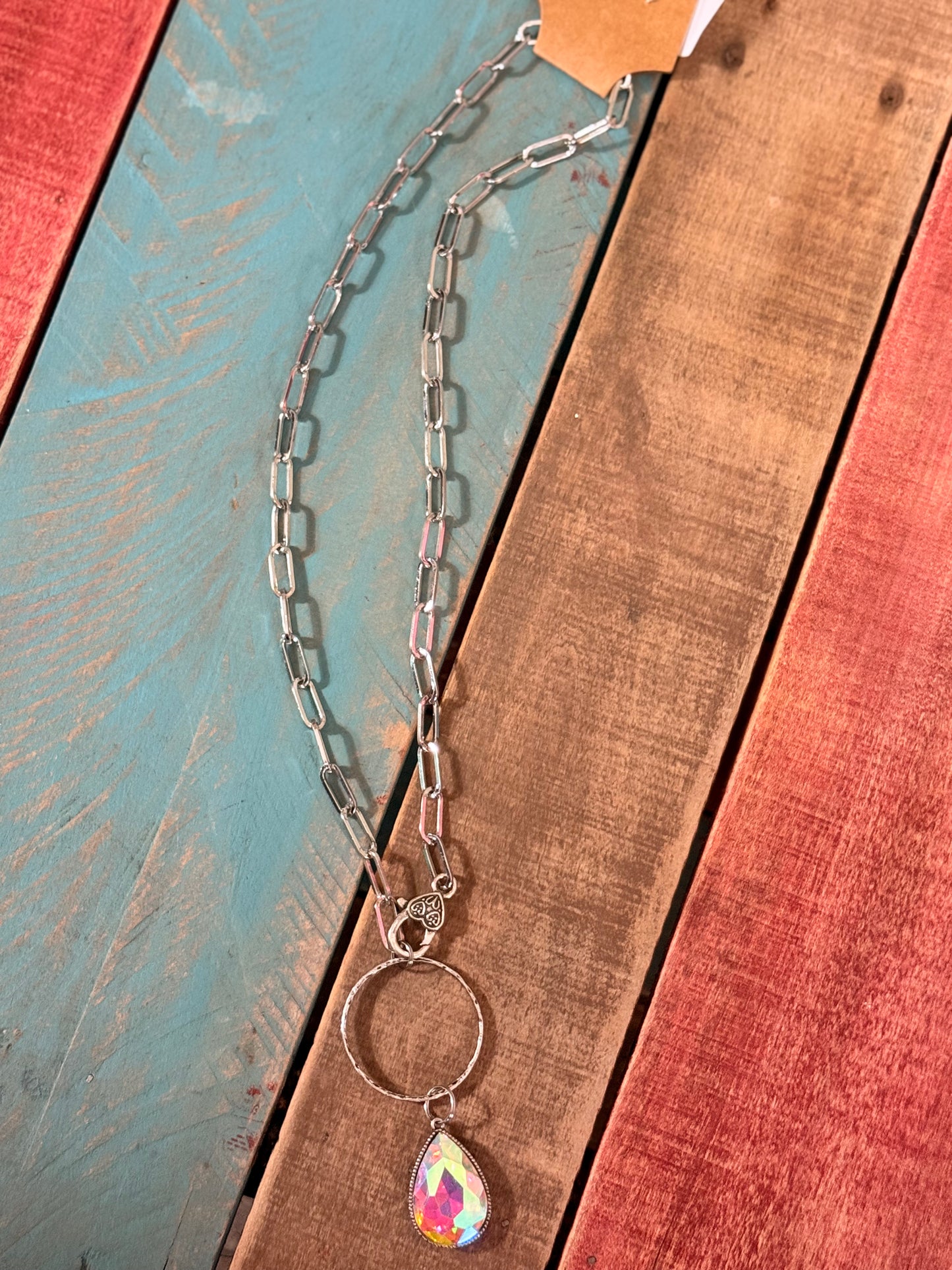 Crystal teardrop Necklace