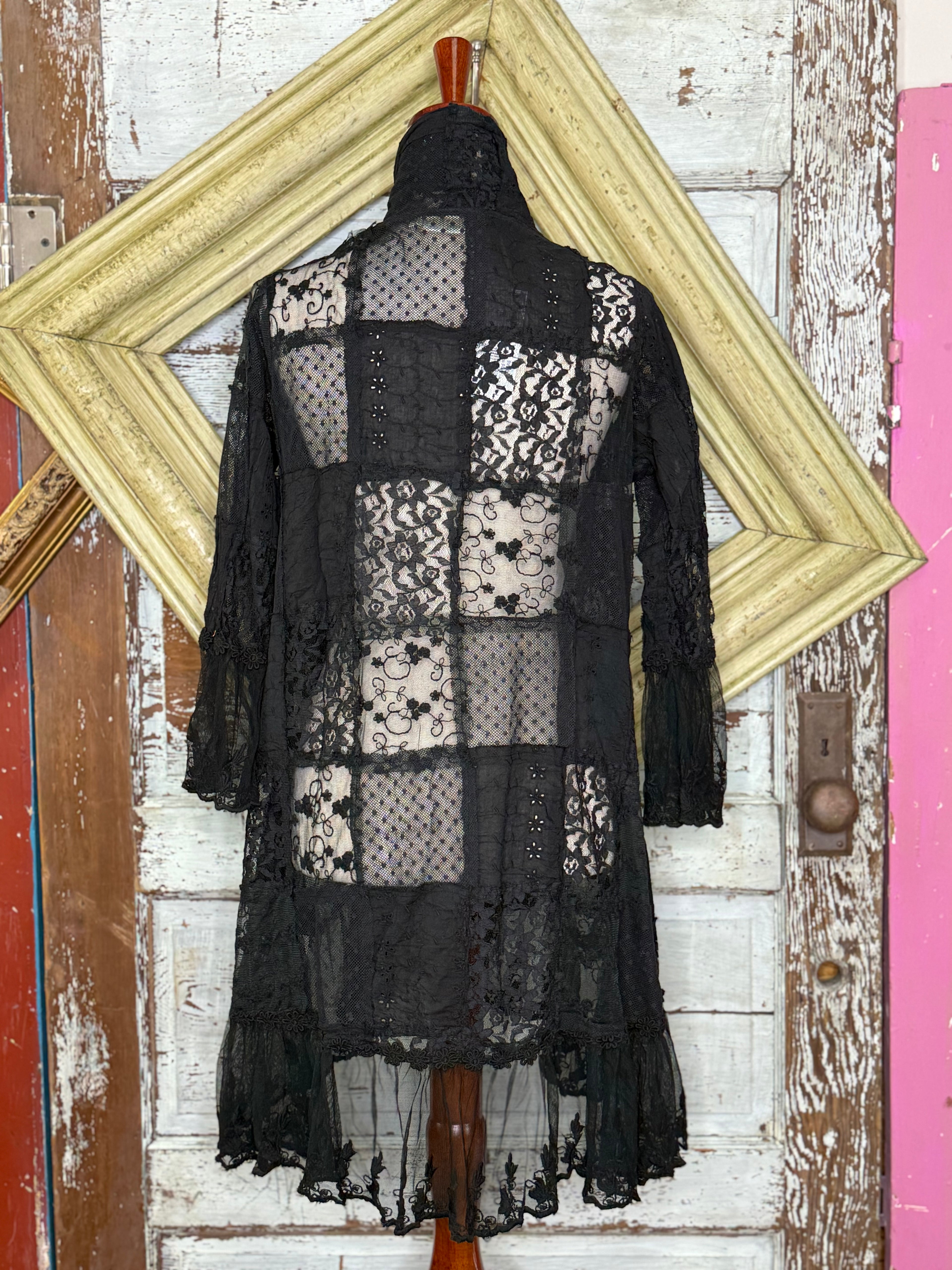 Paper Lace Black Lace Duster
