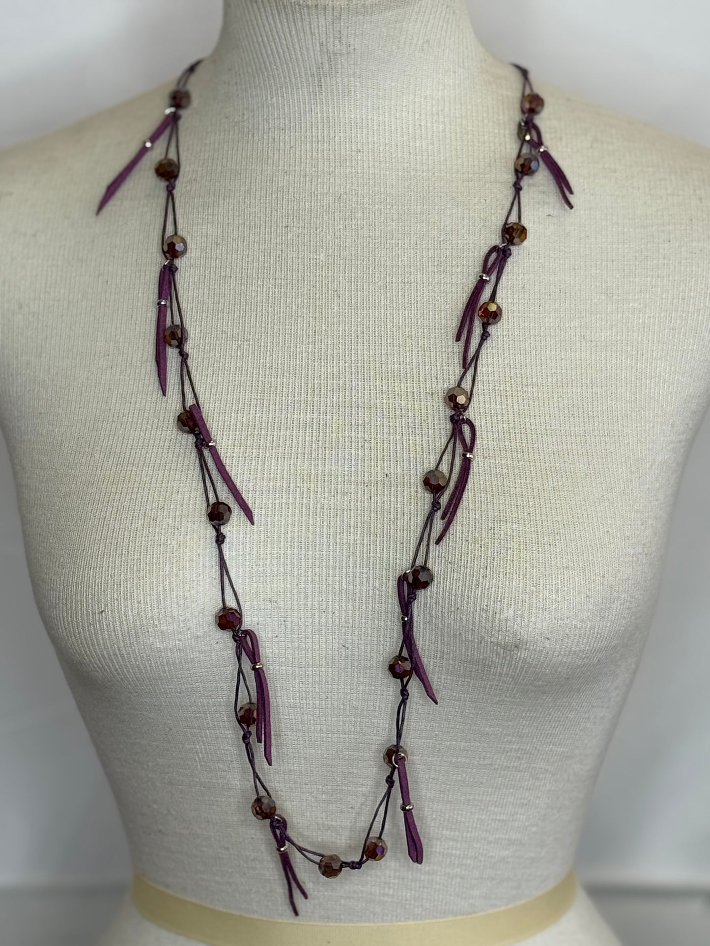 Lost and Found Long bead necklace
