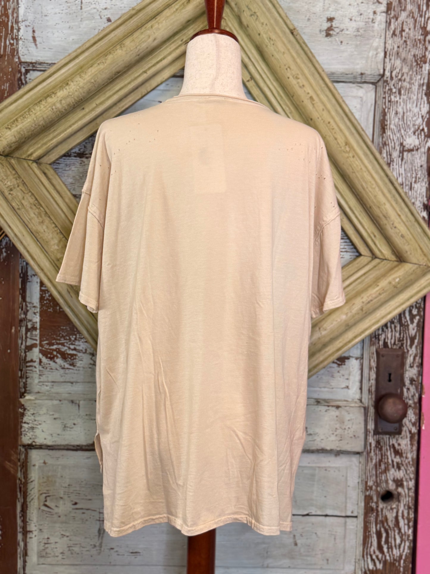 I Love Linen White Indian Tee