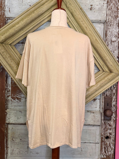 I Love Linen White Indian Tee