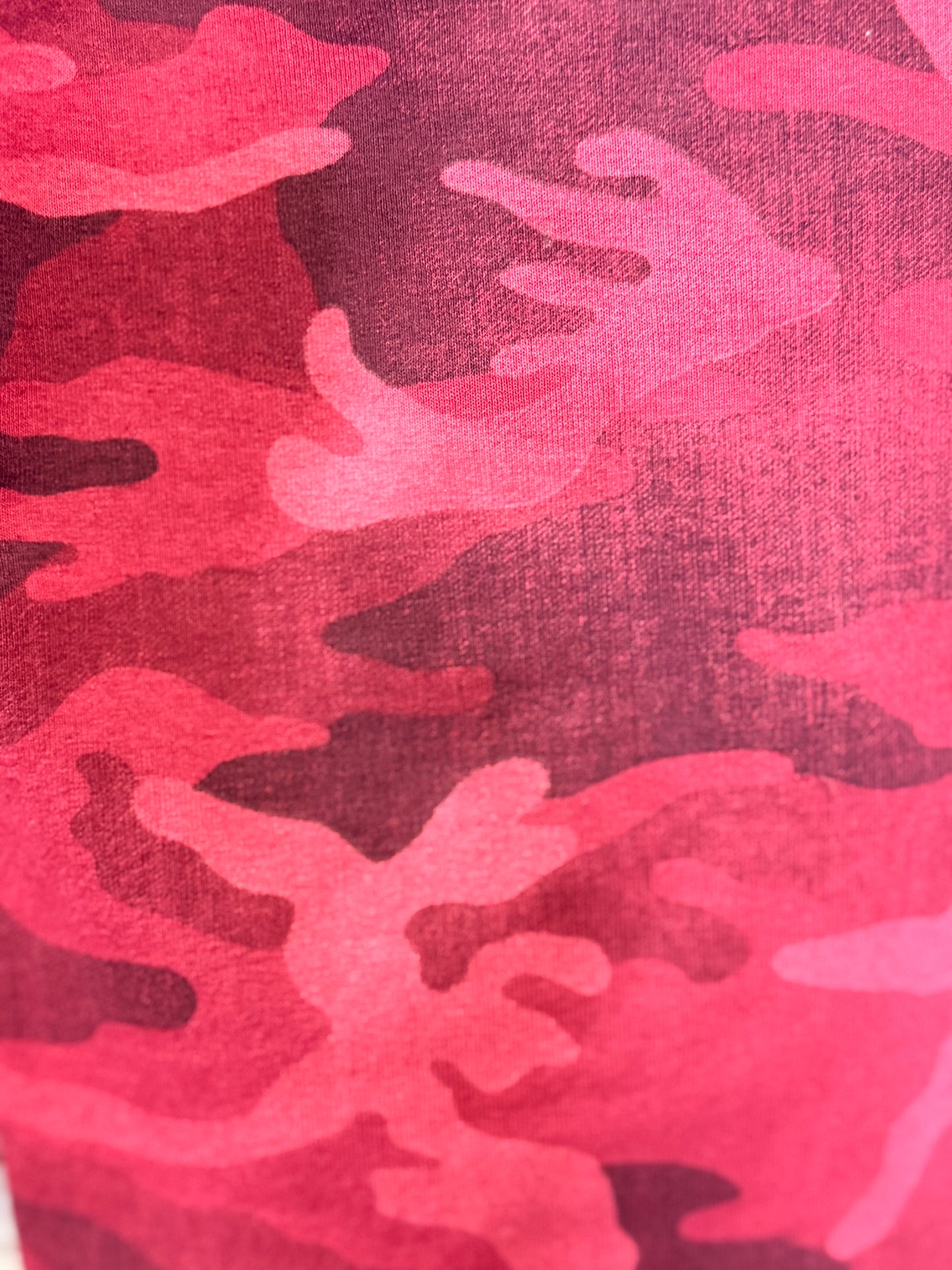 I Love Linen Red Camo Joggers