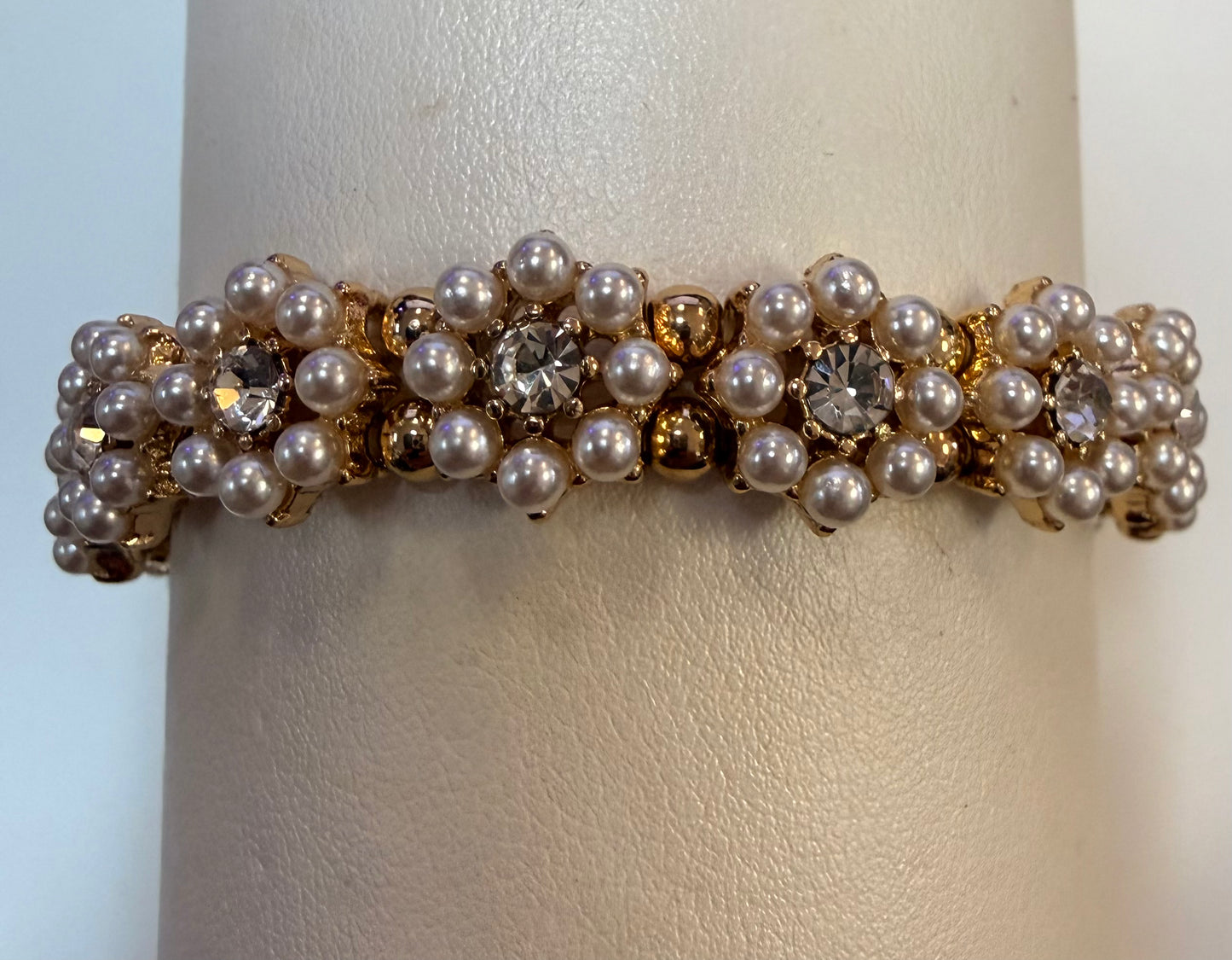 Alice floral crystal stretch bracelet