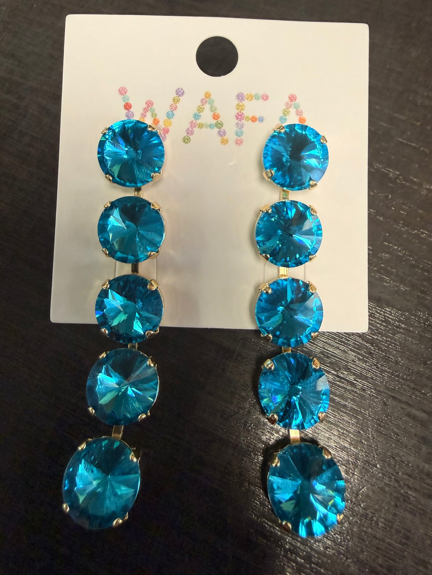 Australian Crystal Large Circle Earrings