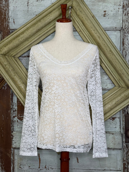 A Rare Bird Lace Layering Top