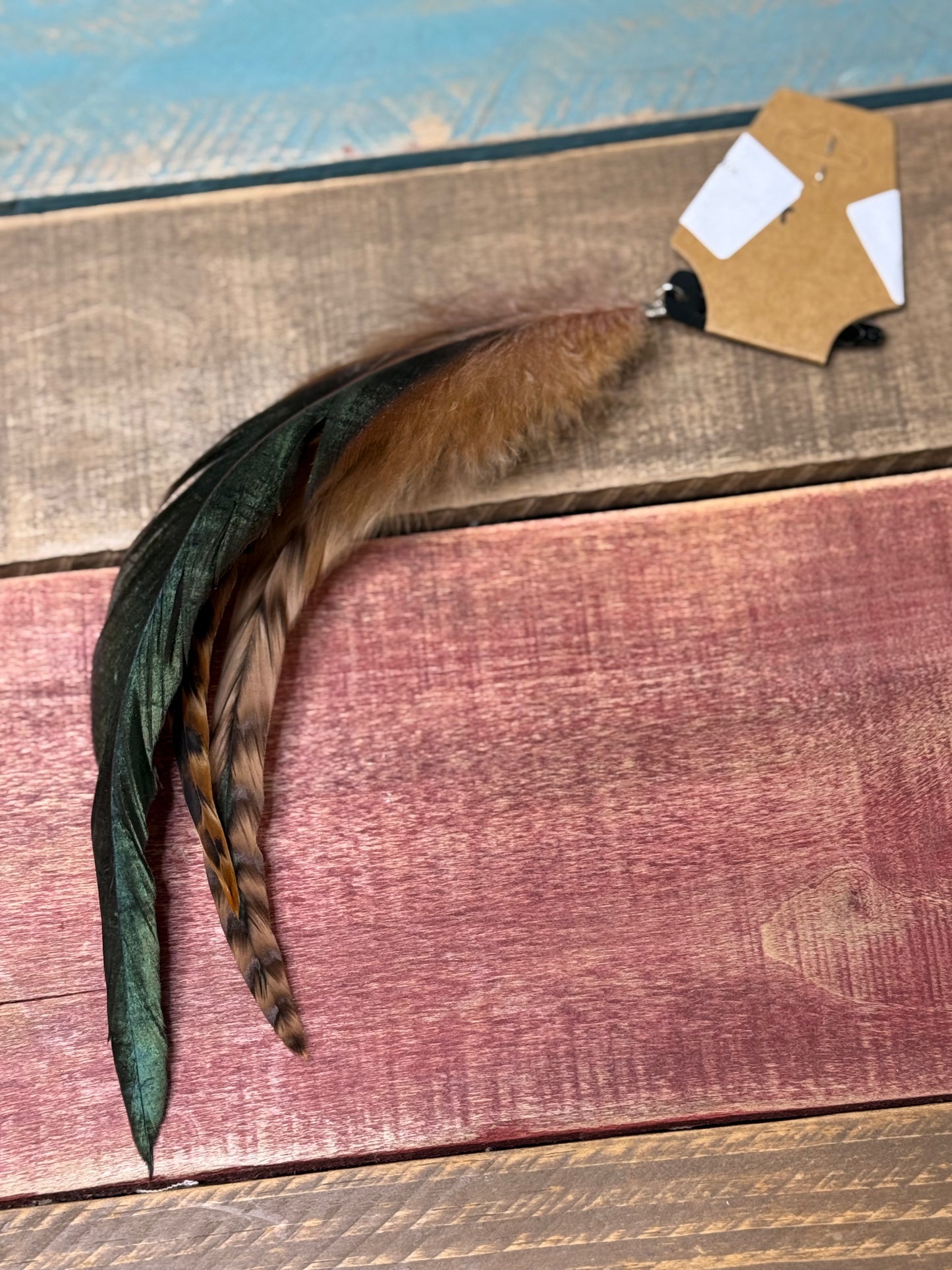 Bella Feather Hair  Clips