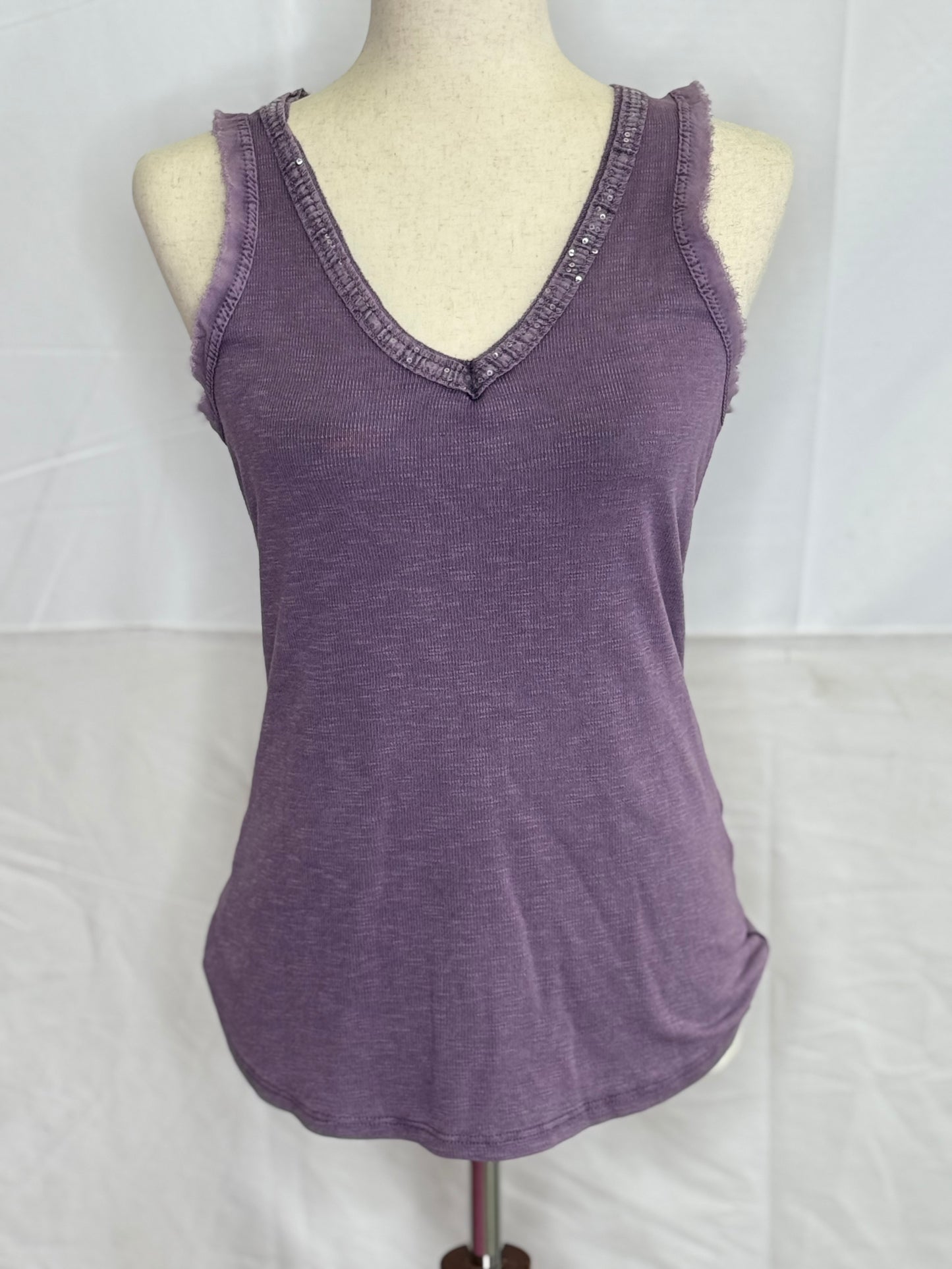 Made In Italy Sequin Tank