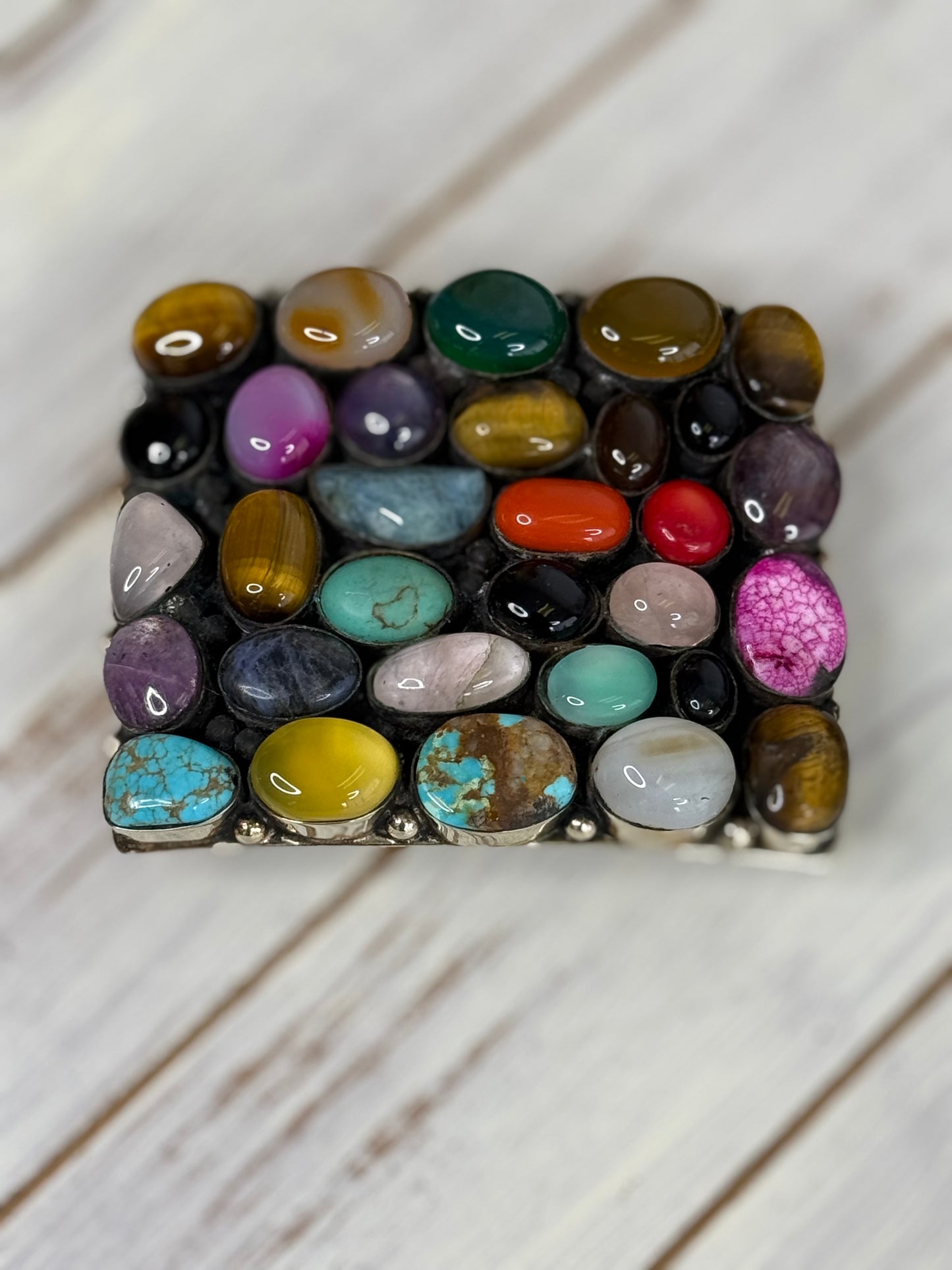 Multi Stone Belt buckle