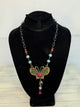 Lost and Found Pink Purple Butterfly Necklace