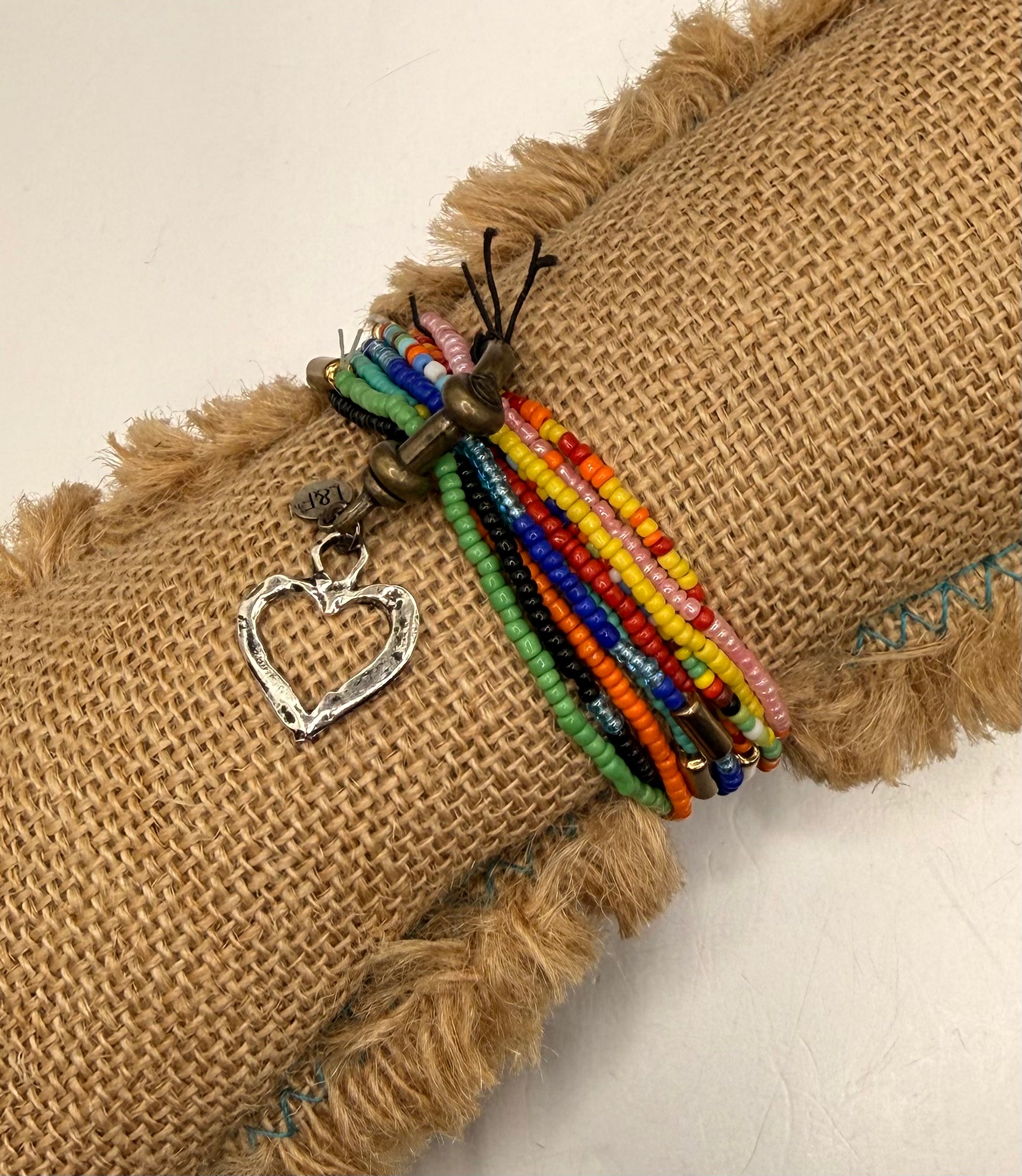 Lost and Found Multicolor Multi Pendant Bracelet