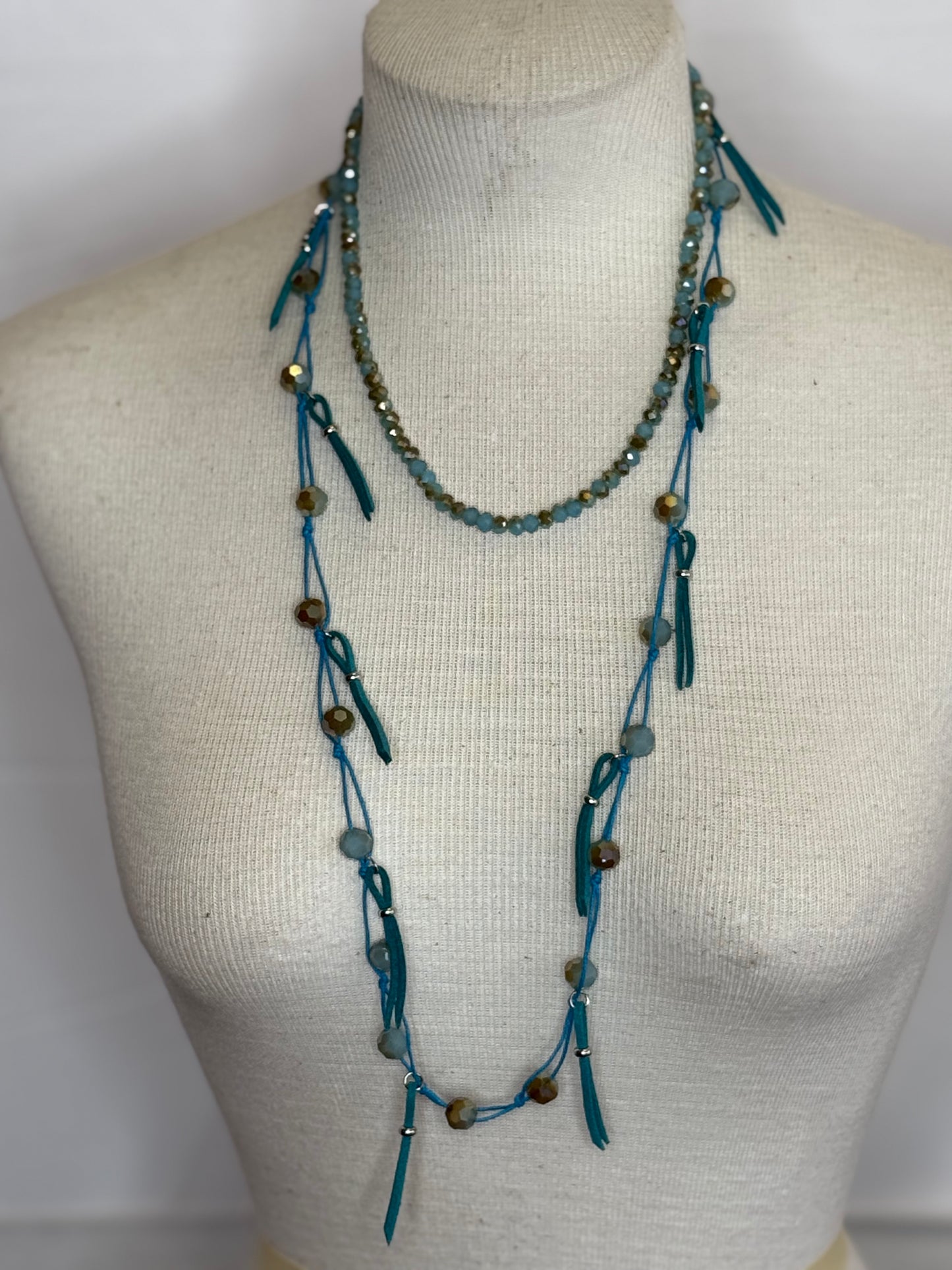 Lost and Found Long bead necklace