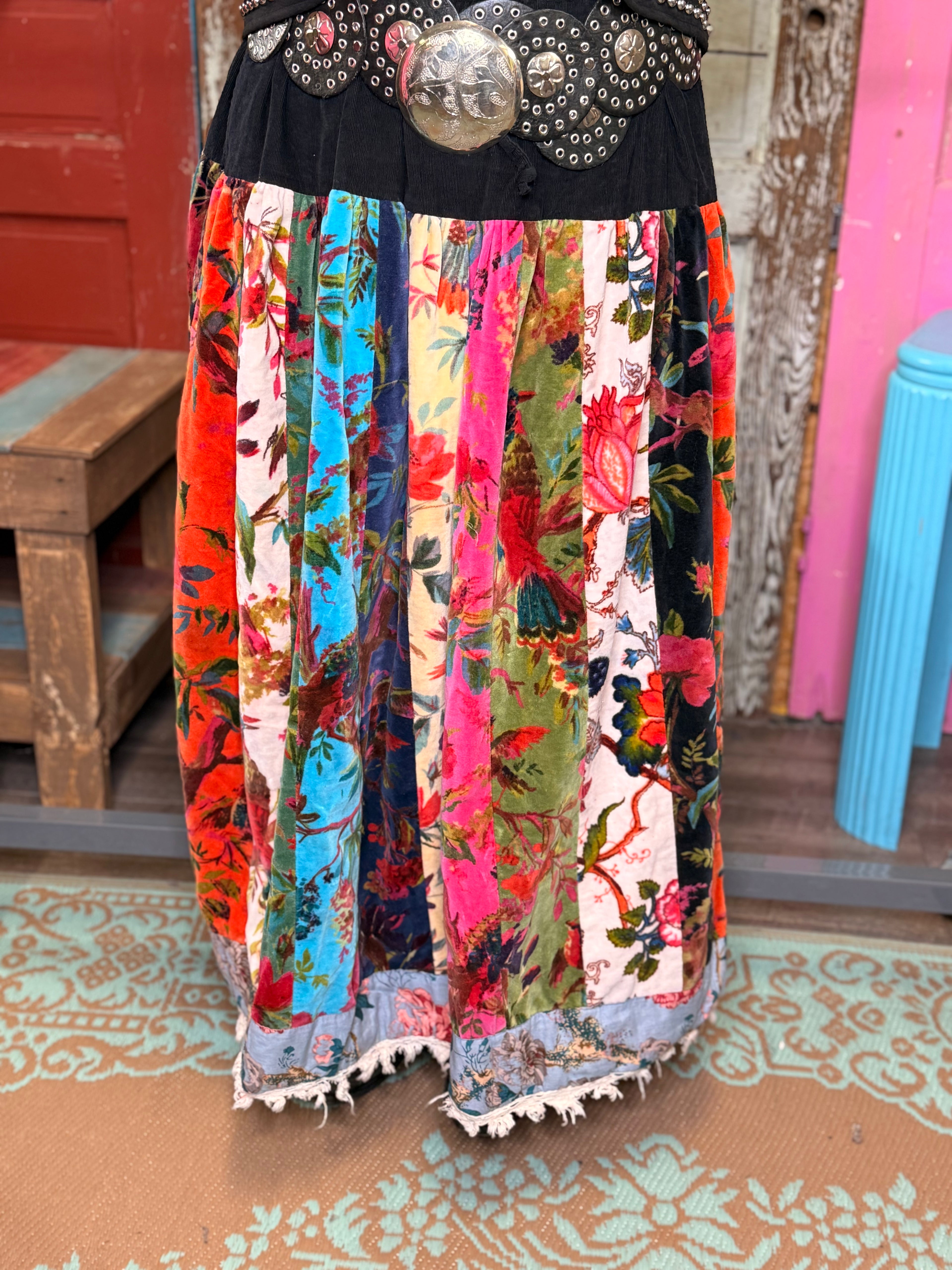 A Rare Bird Velvet Skirt/Dress