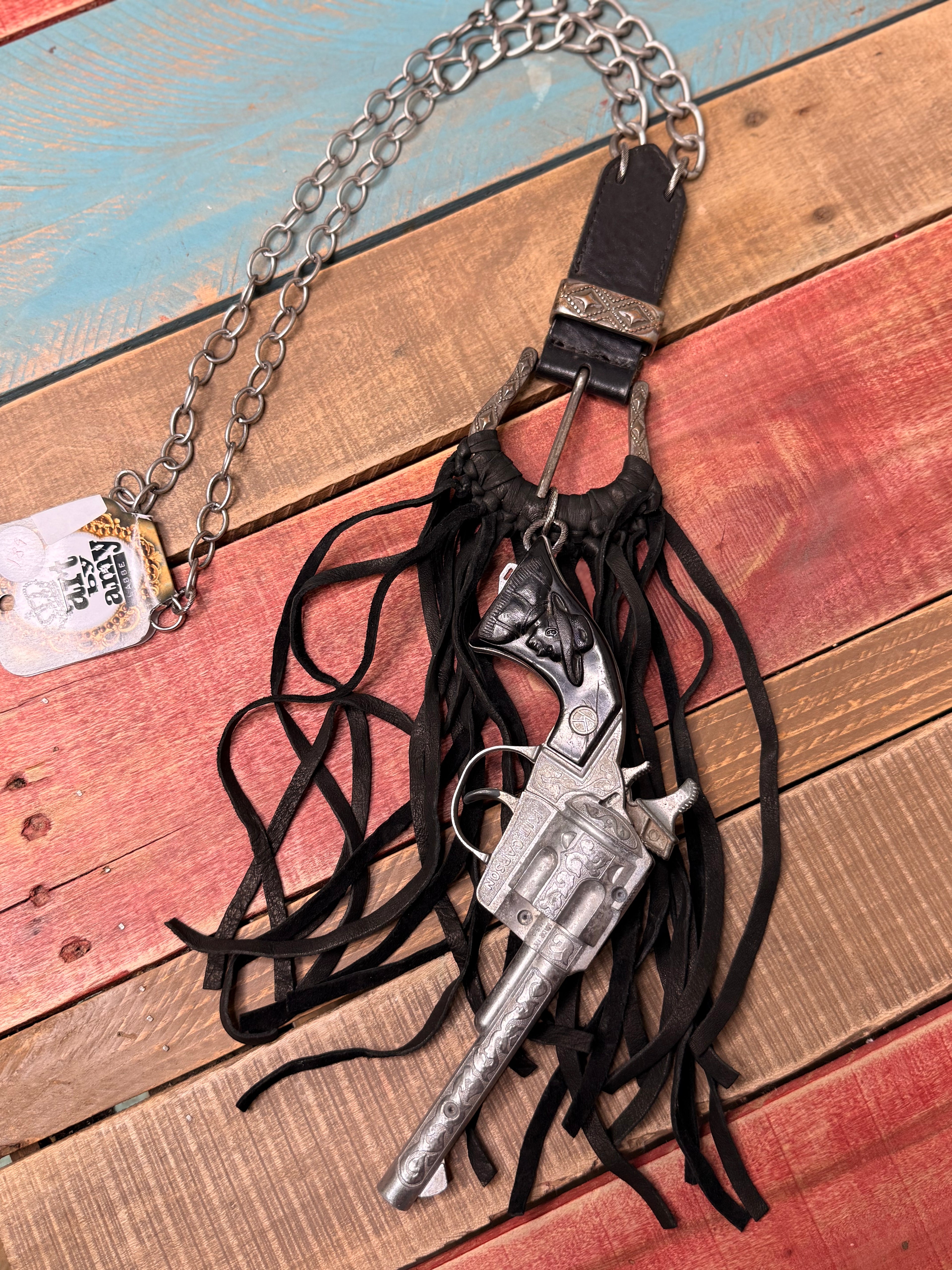 Art By Amy Gun Necklace