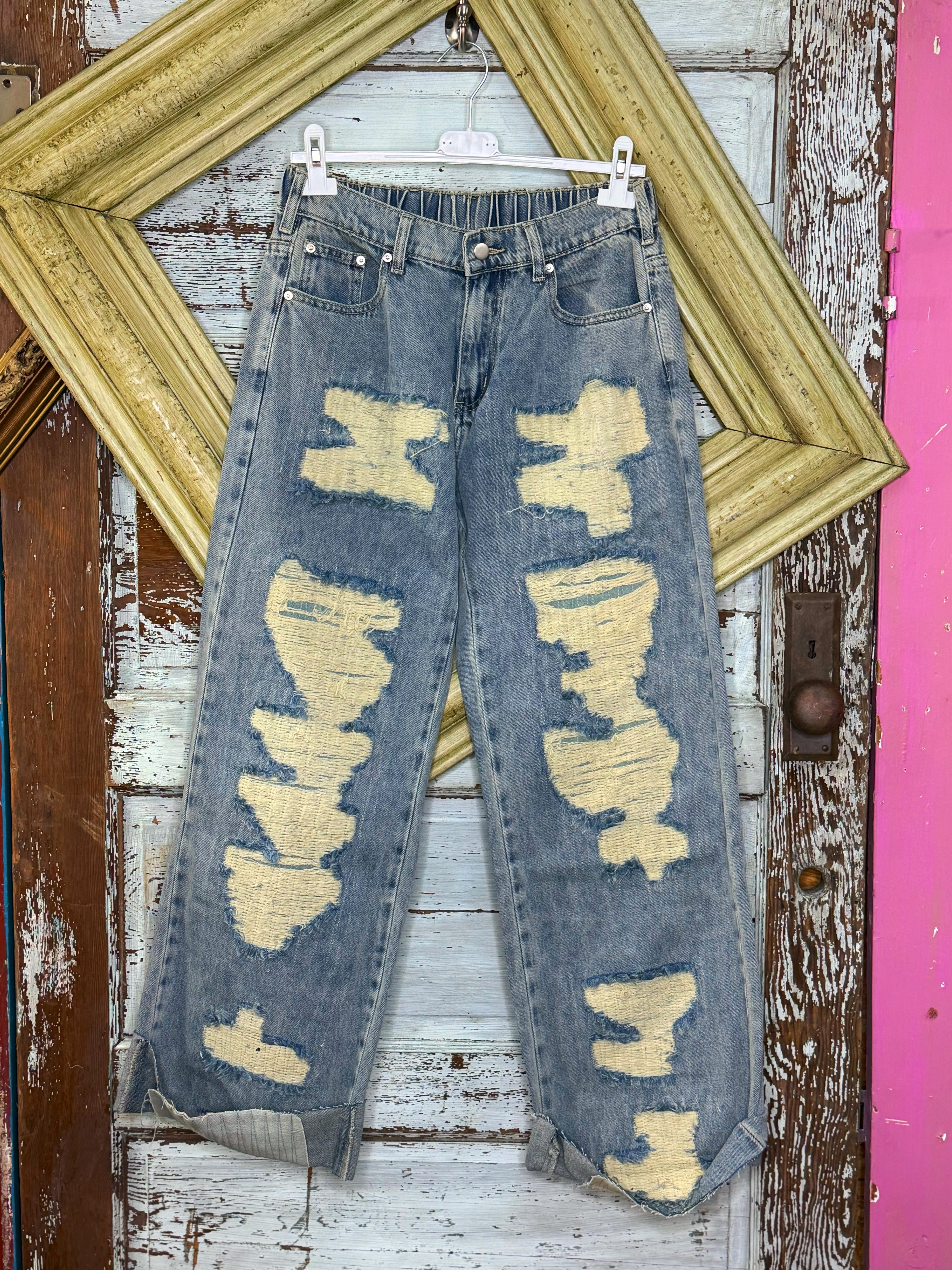 Oli and Hali Distressed Jeans