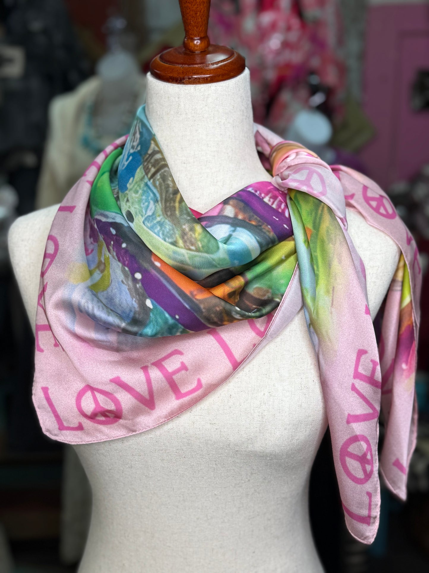 A Rare Bird Love Heart Scarf