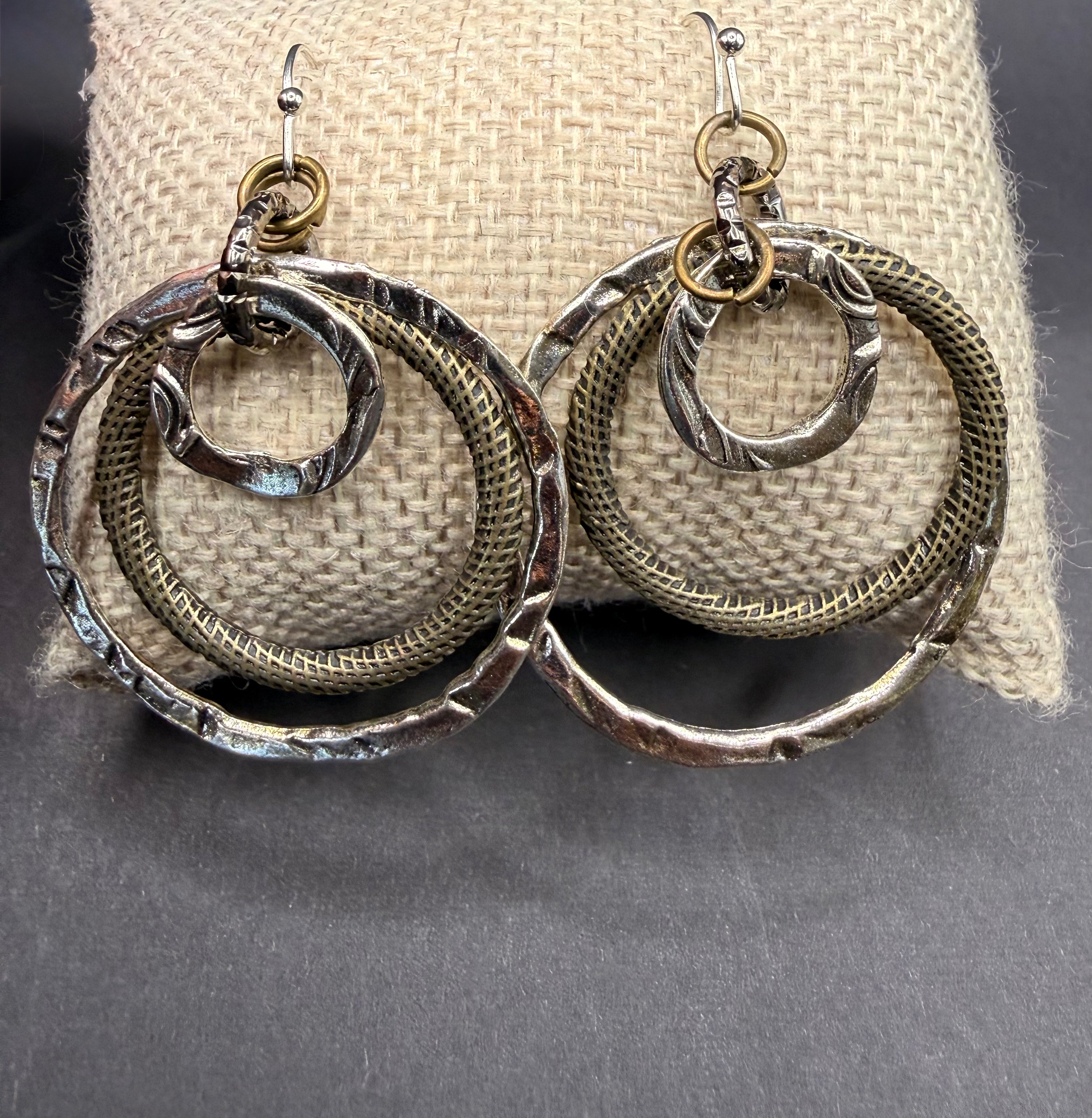 Lost and Found Circle Earrings