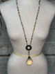 Lost and Found Cream Crystal Necklace
