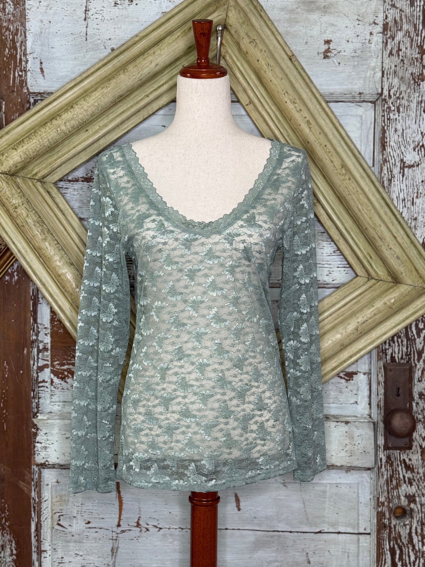 A Rare Bird Lace Layering Top