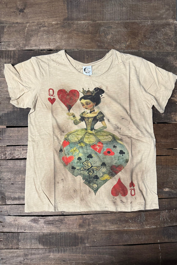 Jaded Gypsy Queen of Hearts Tee