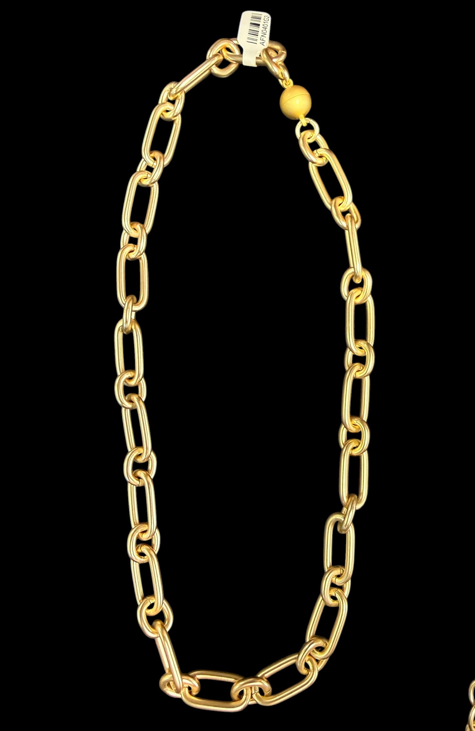22 Inch Gold Link Necklace – 18K Gold Plated