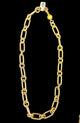 22 Inch Gold Link Necklace – 18K Gold Plated