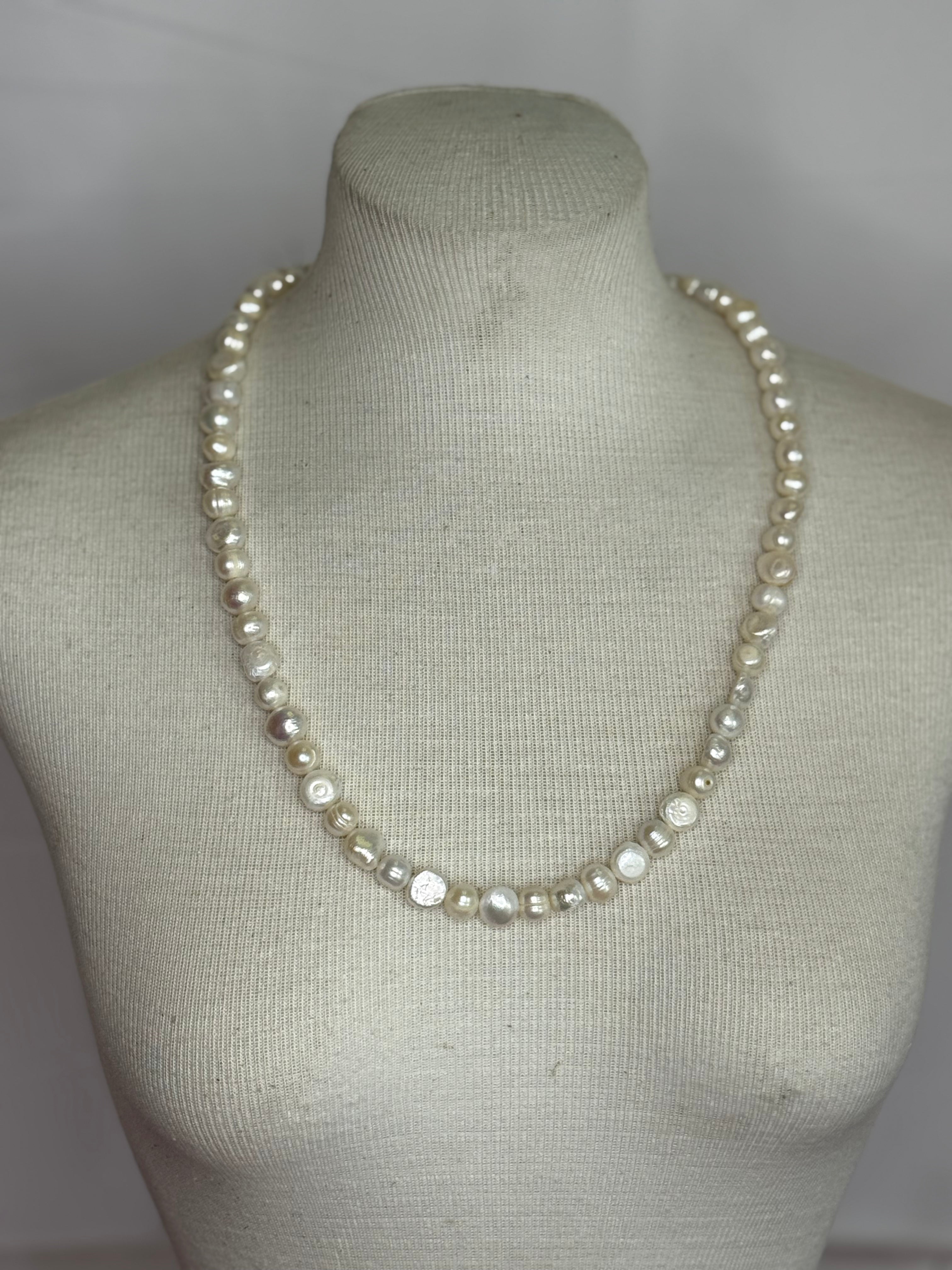 A Rare Bird Pearl Beaded Necklace
