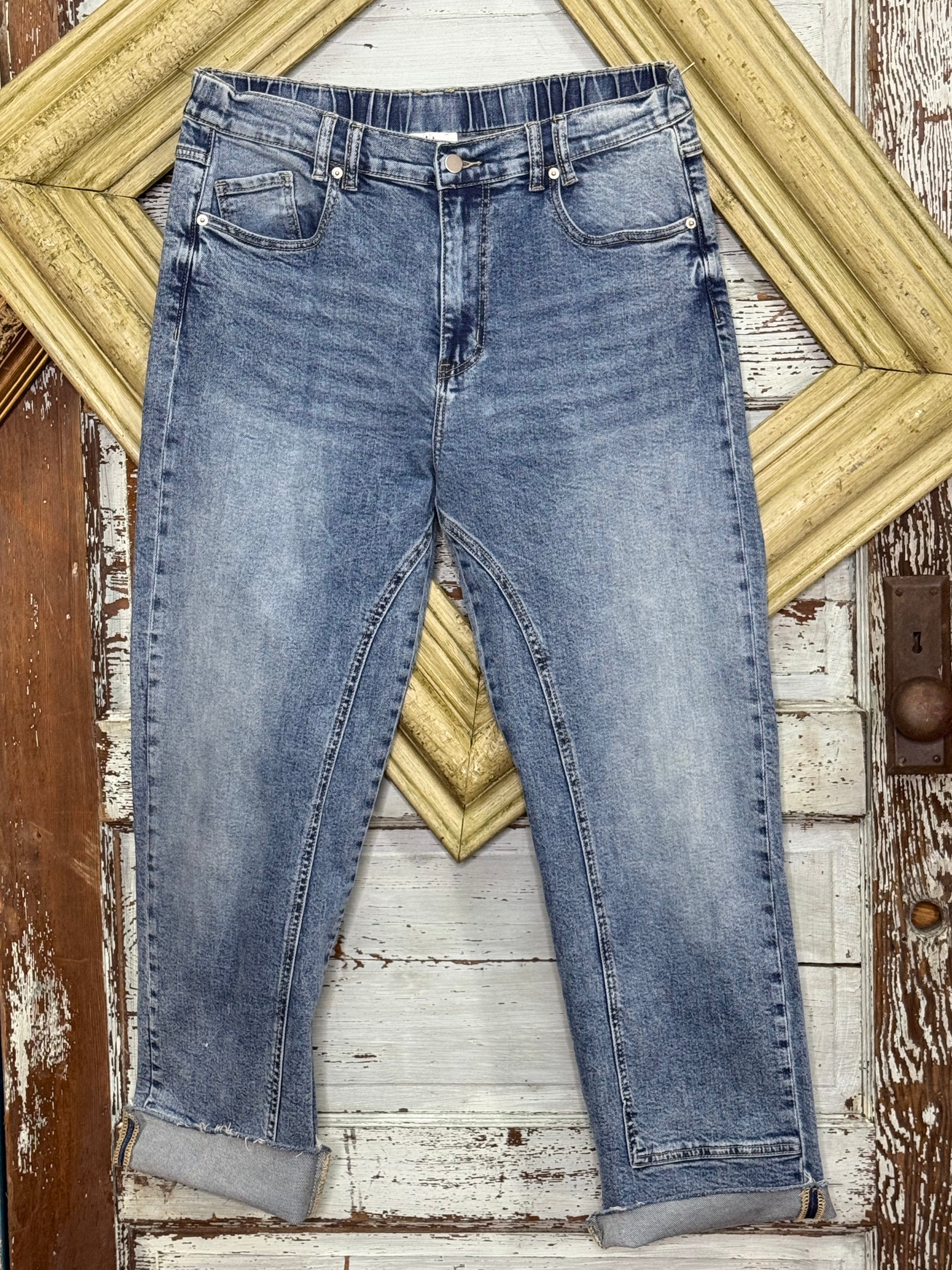 Oil and Hali cuff jeans