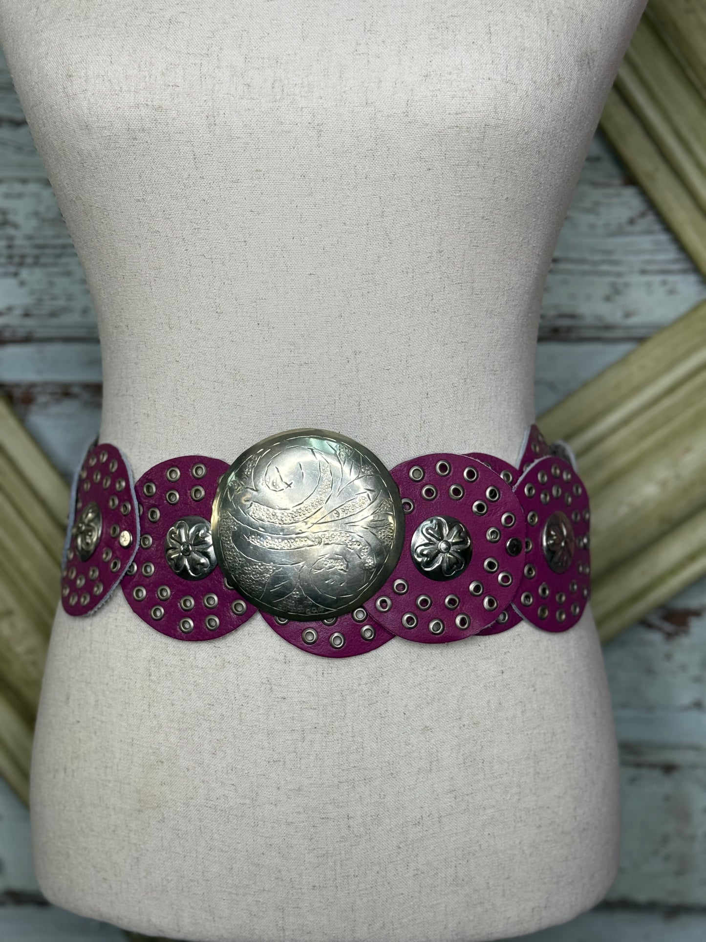 Purple Concho Belt