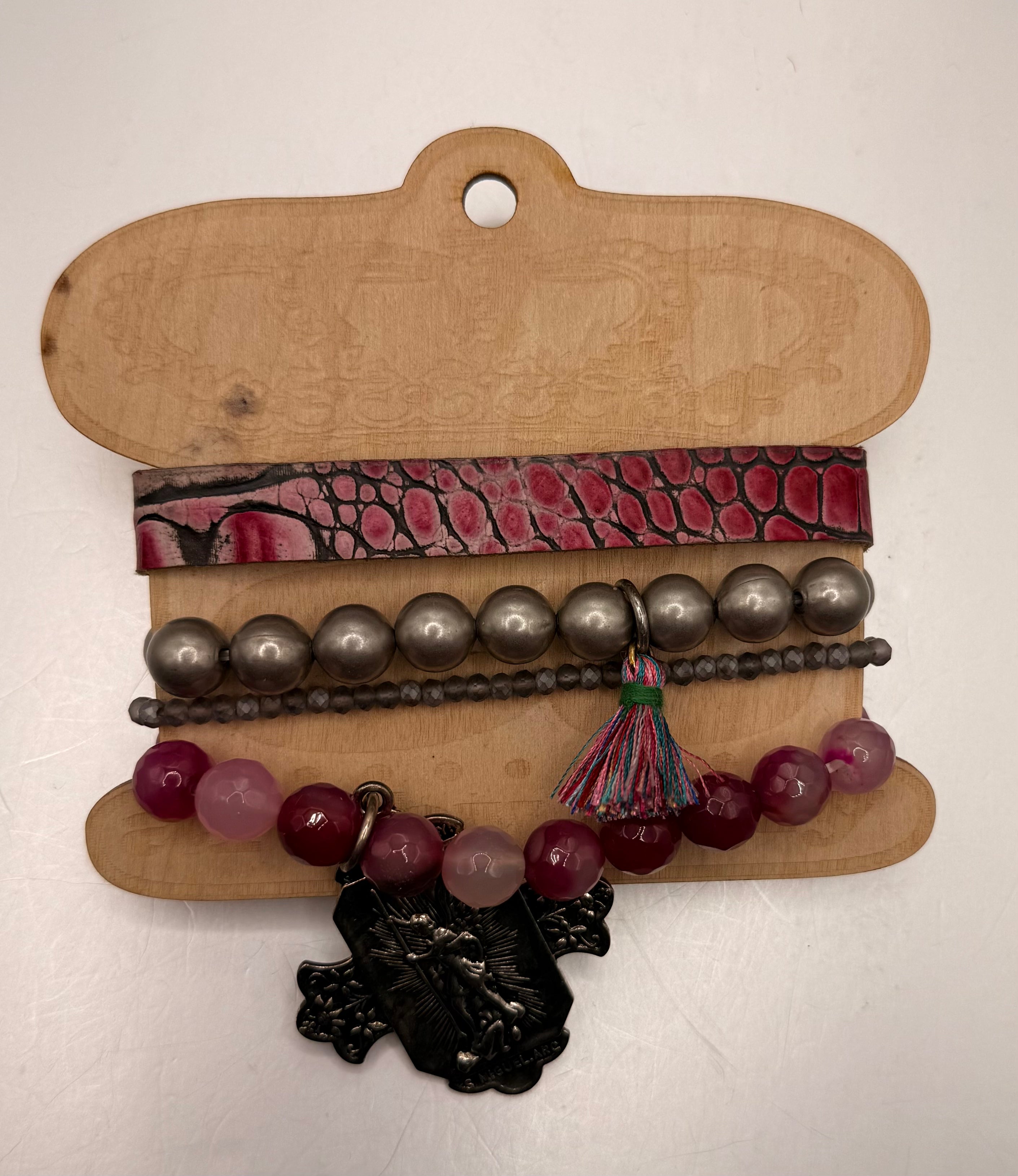 Art by Amy pink bracelet