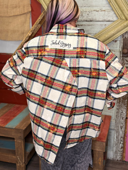 Jaded Gypsy Early Morning Flannel Top