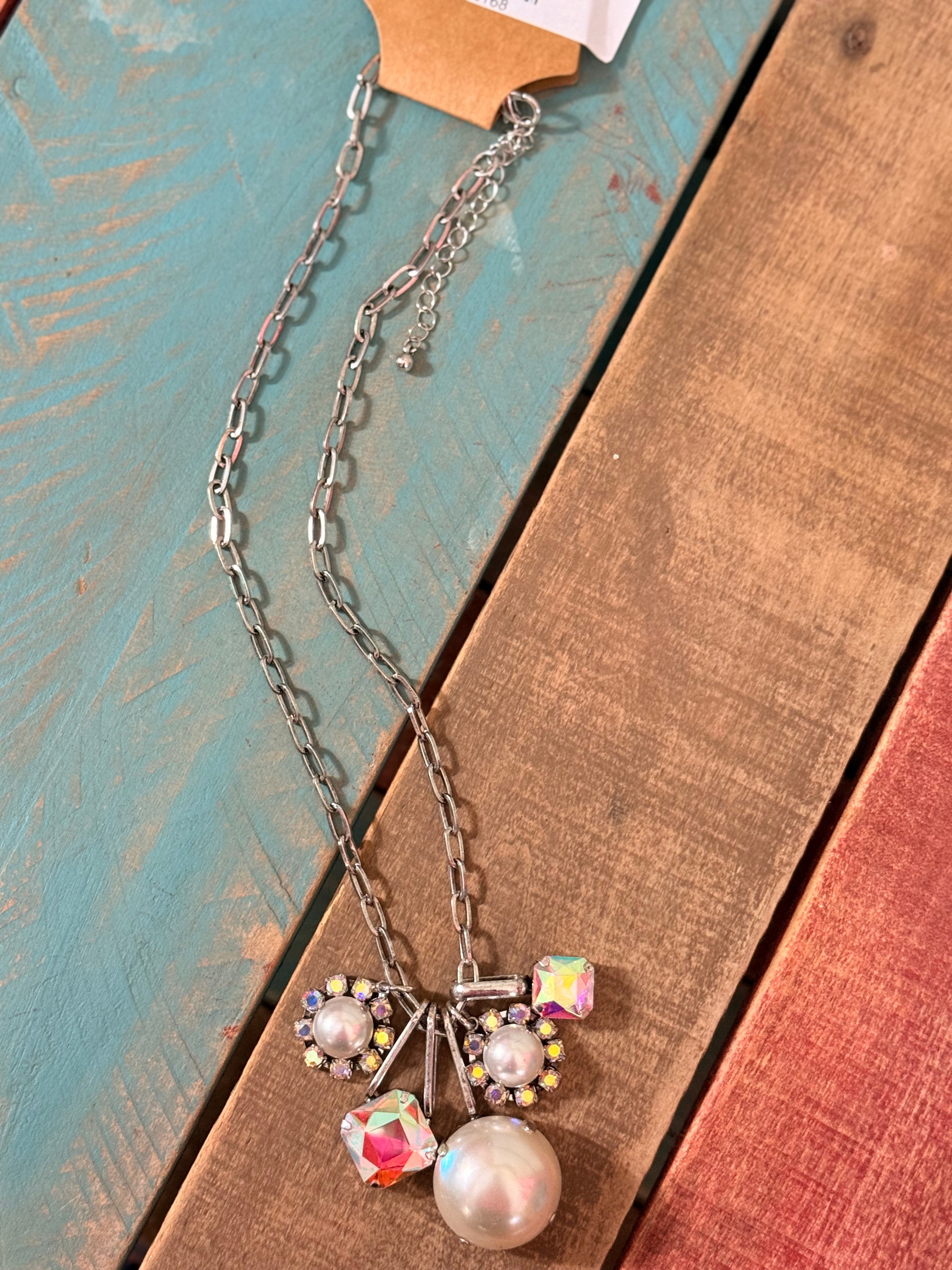 Pearl Charm Necklace