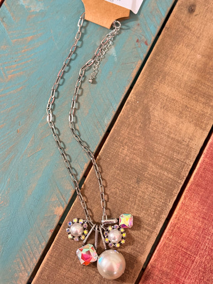 Pearl Charm Necklace