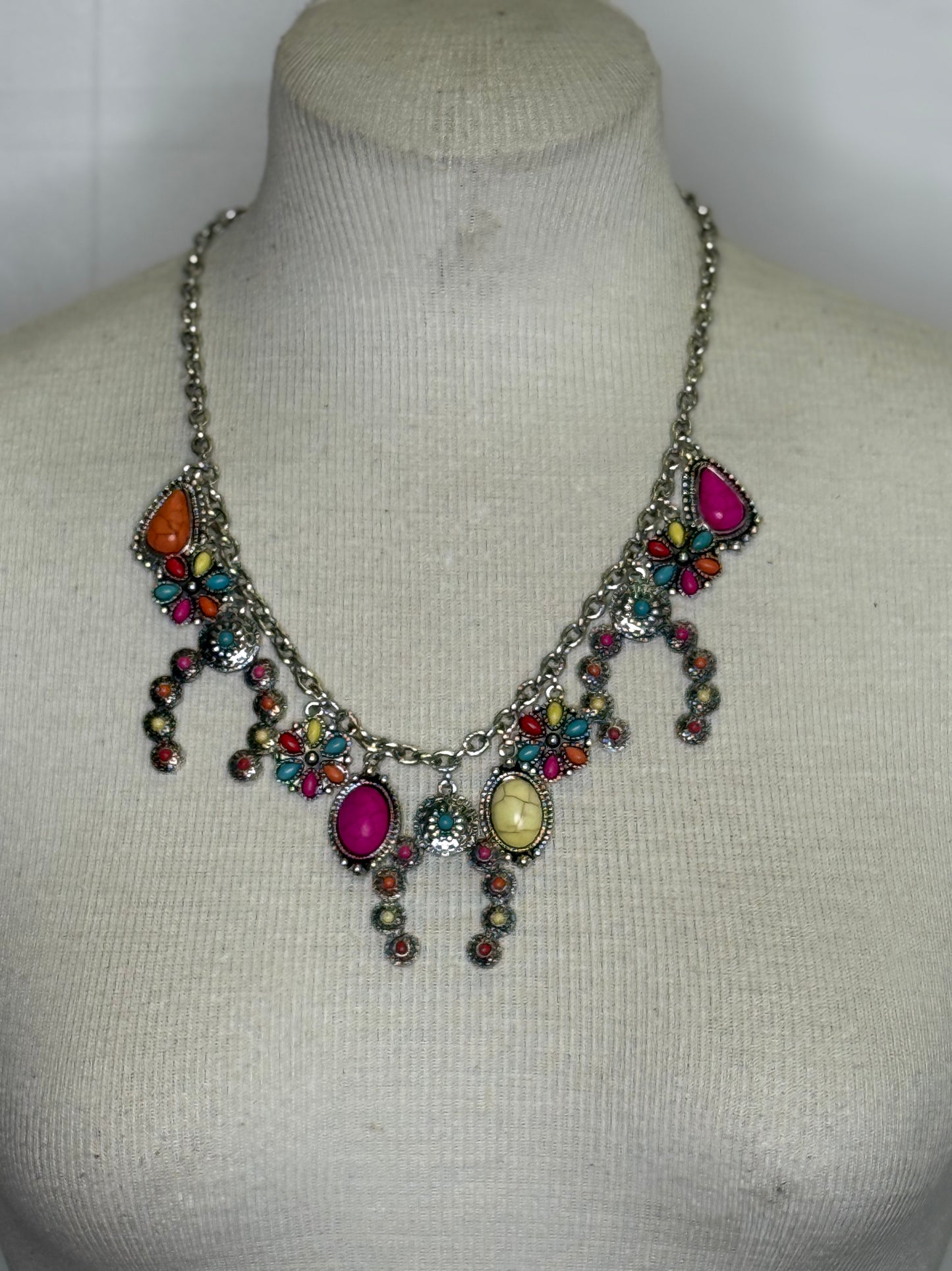 Emma Multi Color Mini Squash Necklace