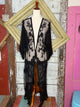 Boho sheer lace kimono maxi cardigan