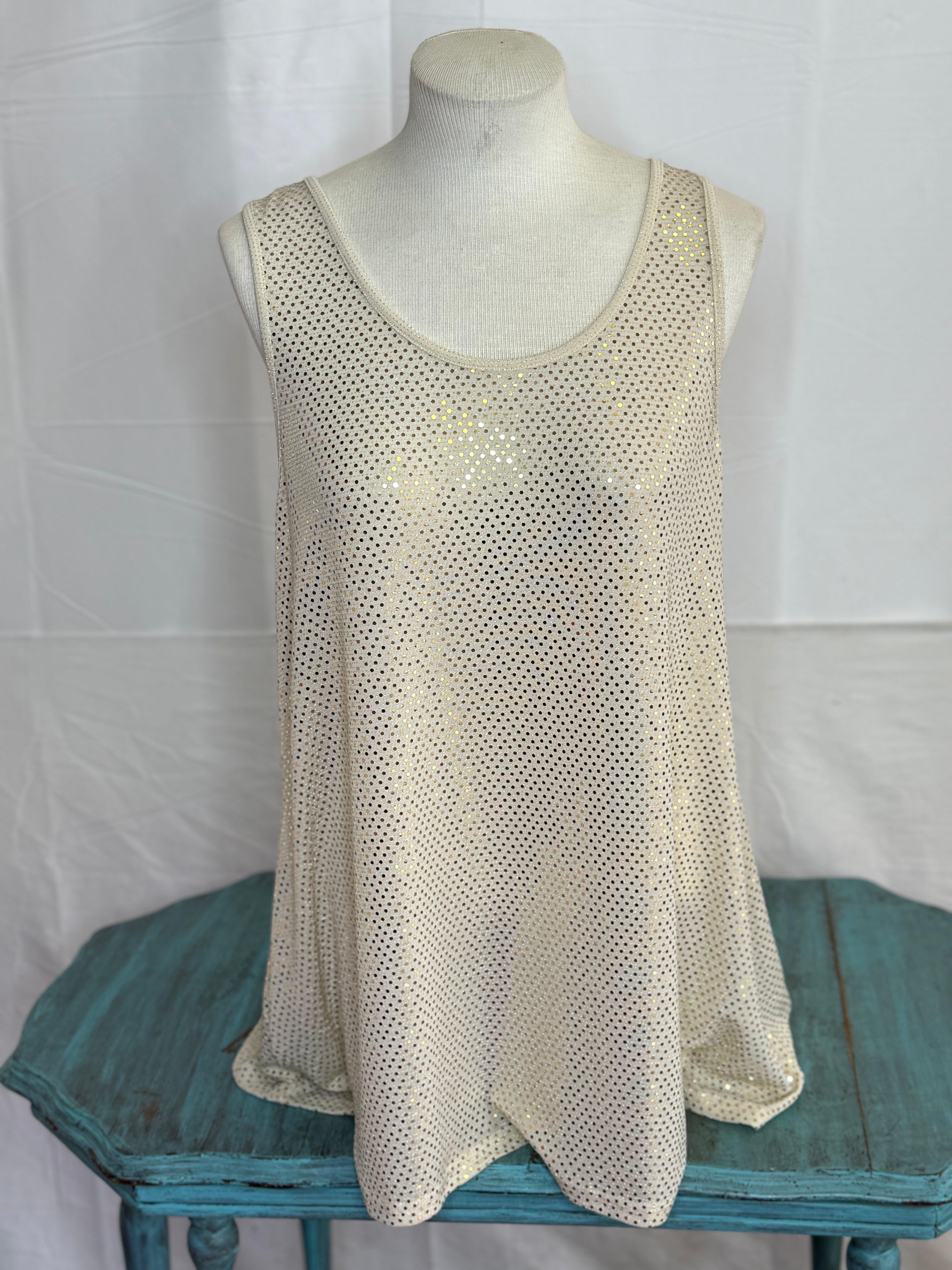 Sparkly Tunic Tank Top