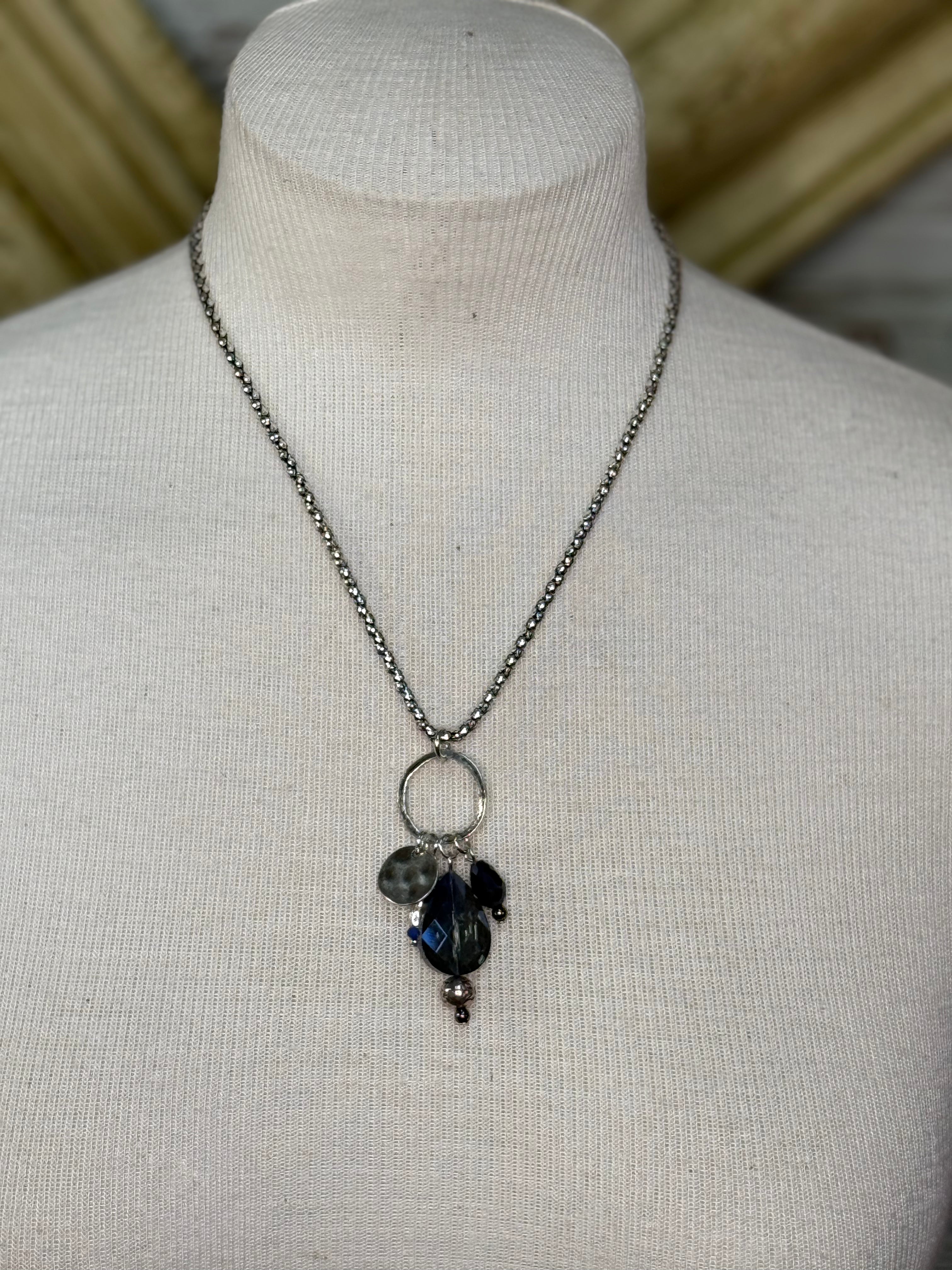 Lost and Found Short blue Necklace