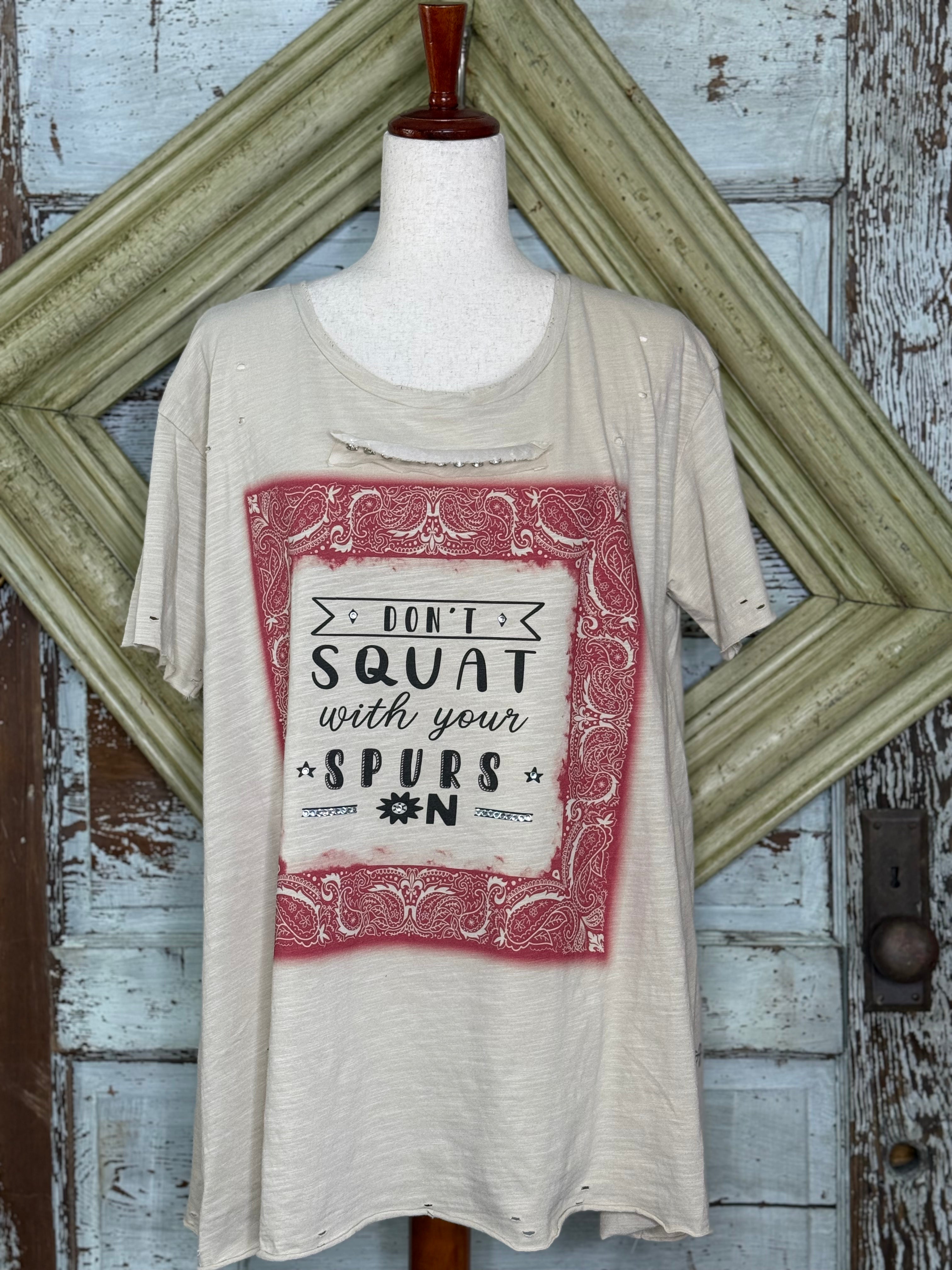 A rare bird spurs tees