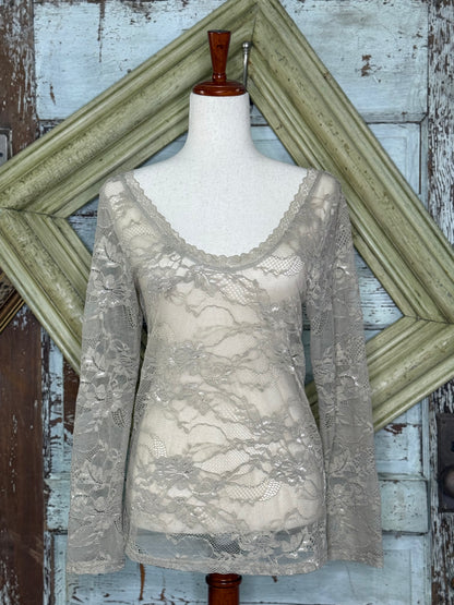 A Rare Bird Lace Layering Top