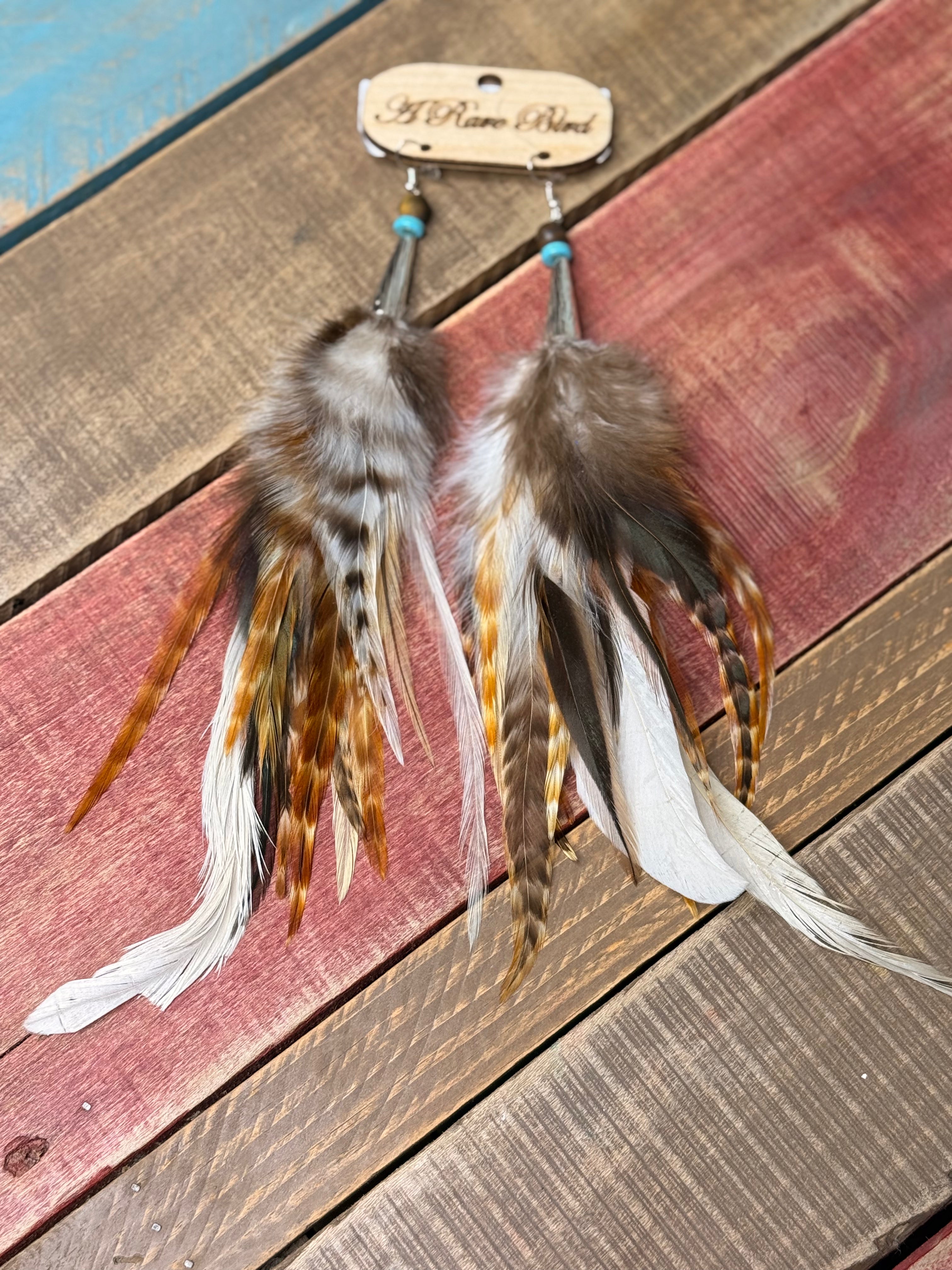 A Rare Bird Natural Feather Ears