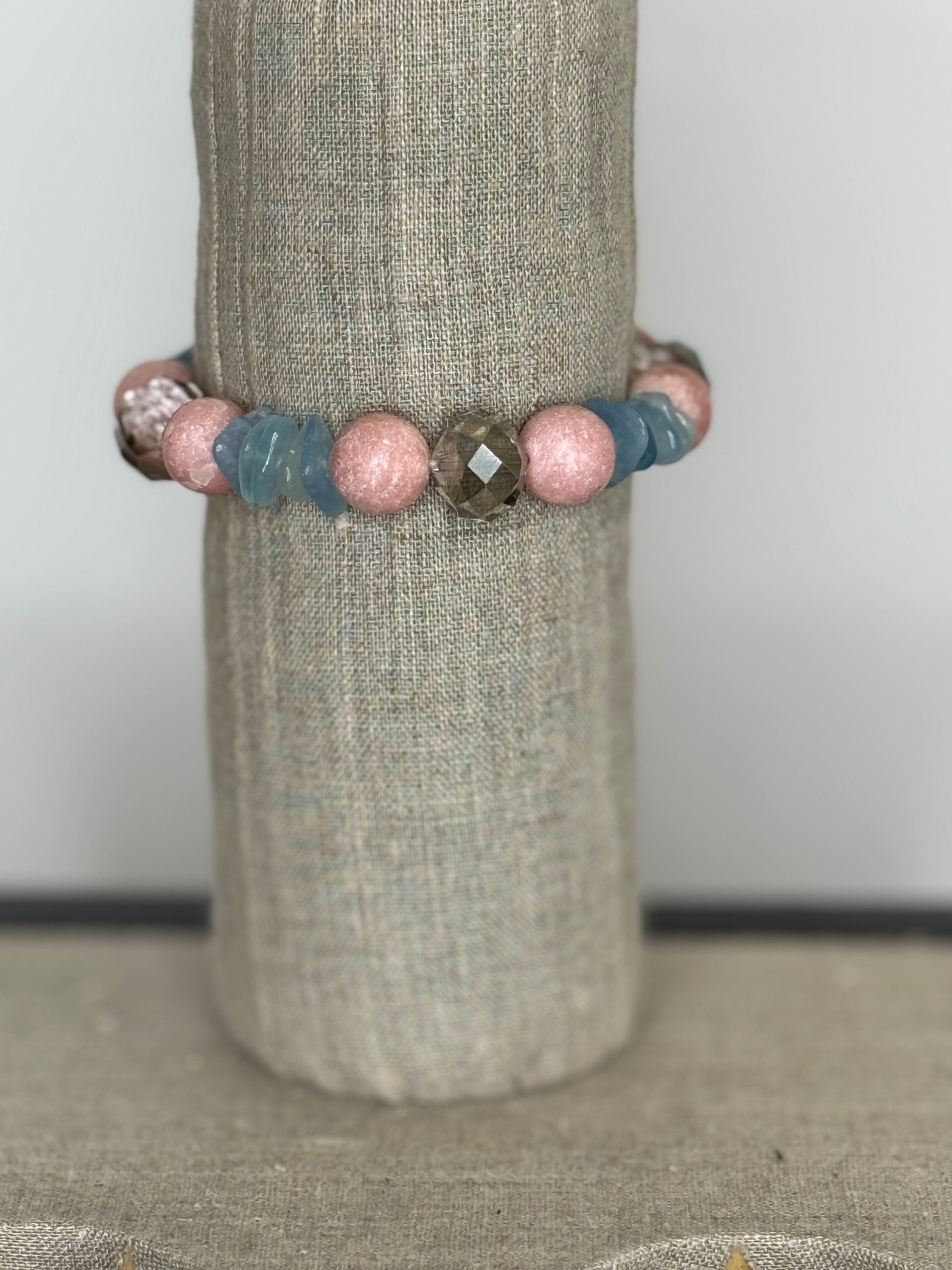 A Rare Bird Pink blue Bracelet