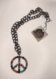 Lost and Found Multicolor Peace Necklace