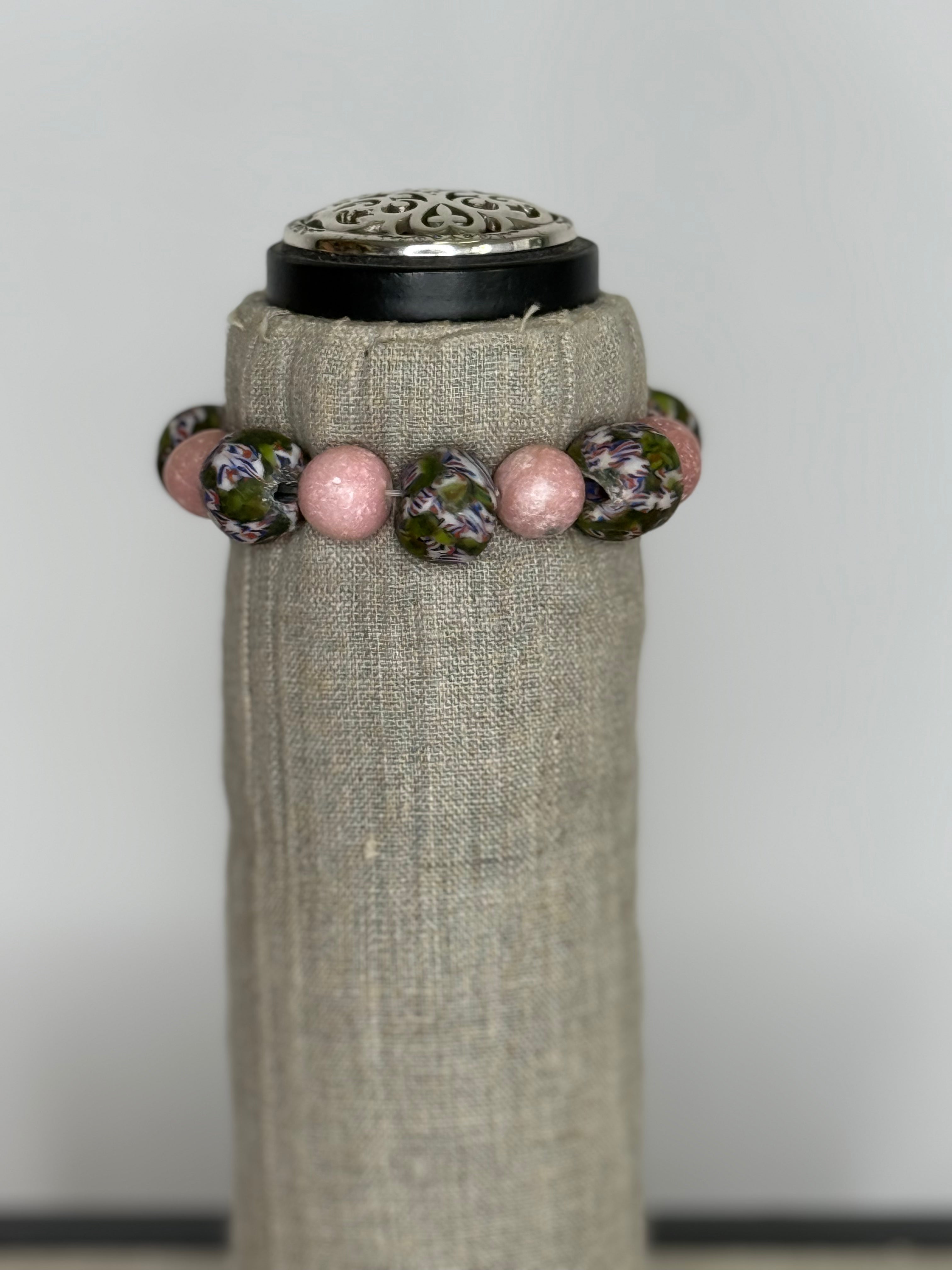 A Rare Bird Pink Marble Bracelet