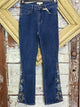 Charlie B BootCut jeans Emboroidered Side Inserts