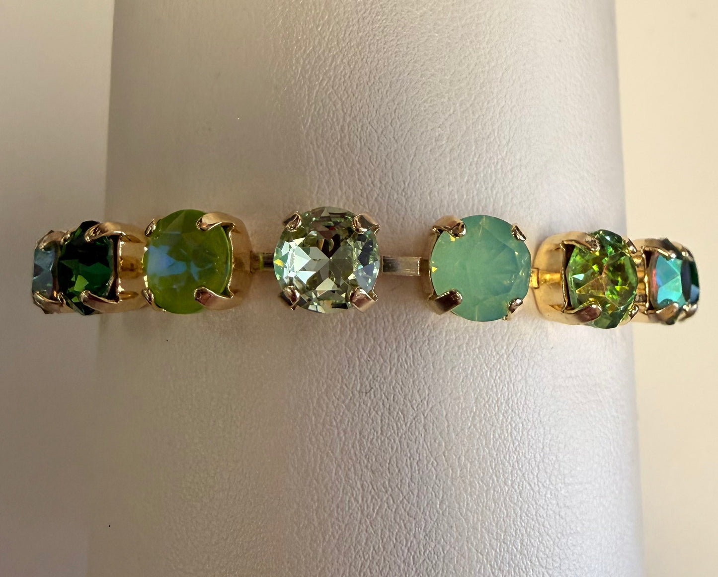 Green Australian Crystal Magnetic Bracelet