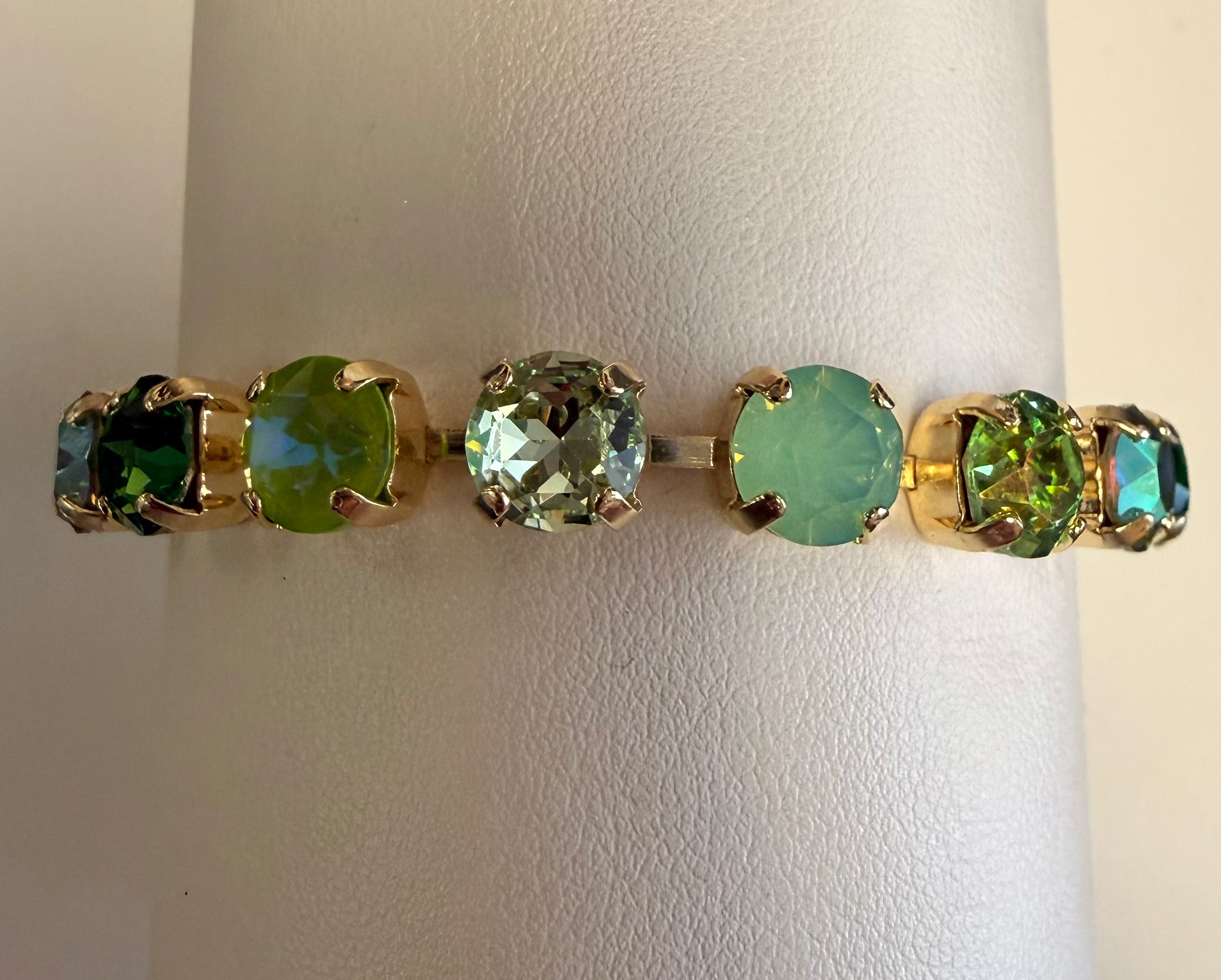 Green Australian Crystal Magnetic Bracelet
