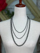 Emma Silver tri strand necklace